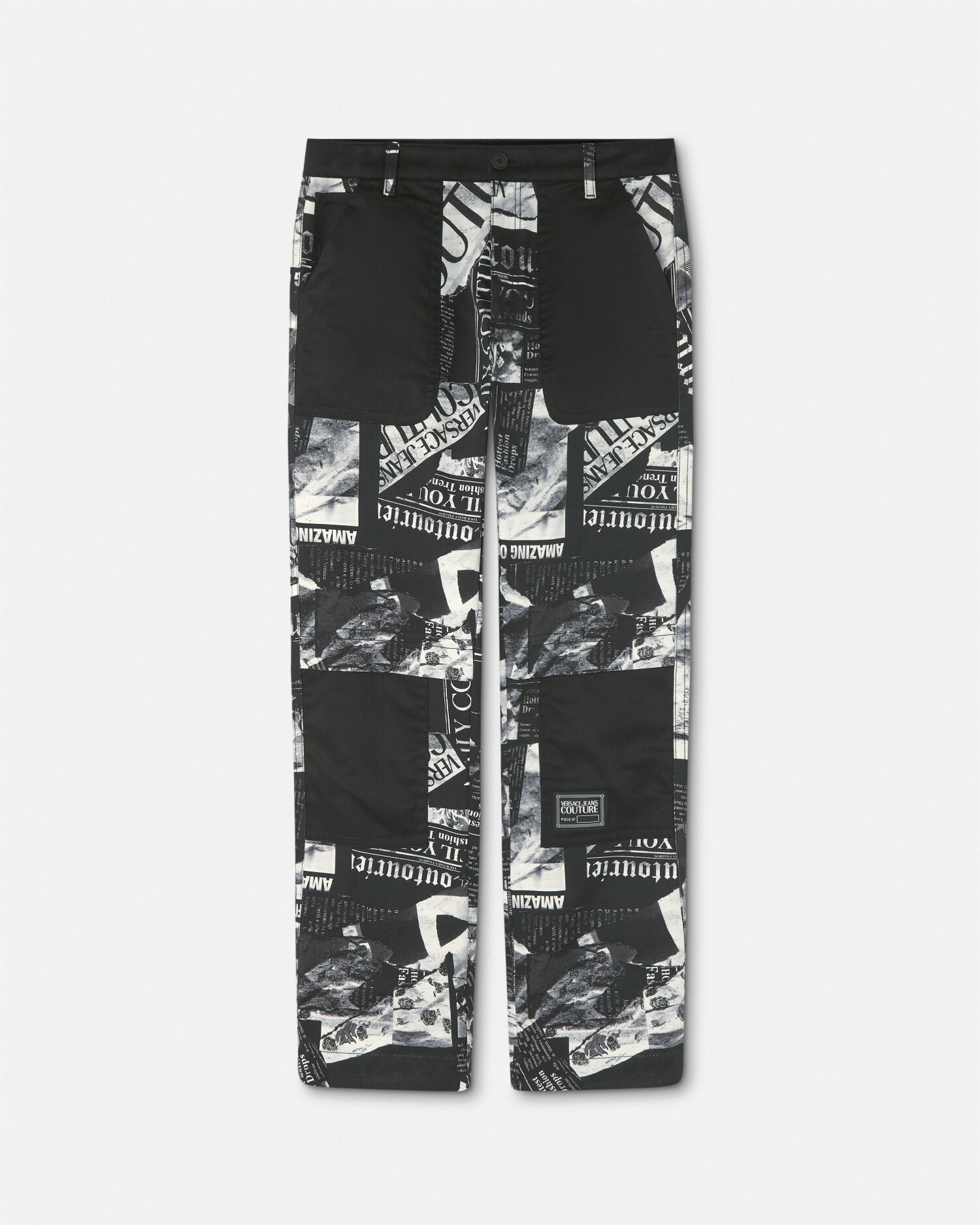 Pantalones cargo Magazine Negro Estampado VERSACE MX