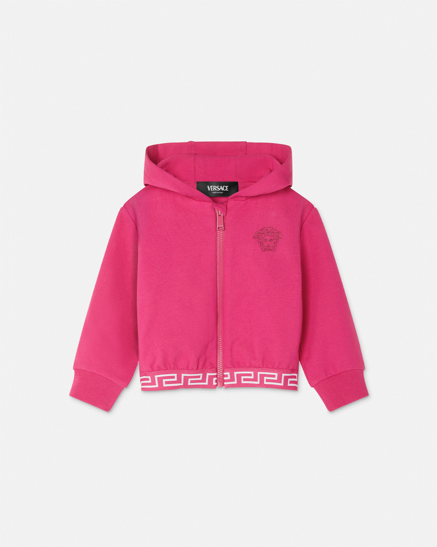 Pink sales versace hoodie