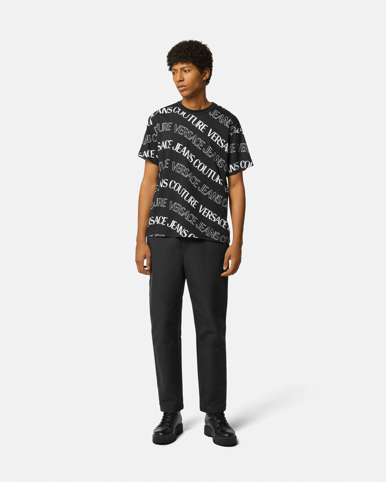 Black versace shirt outlet