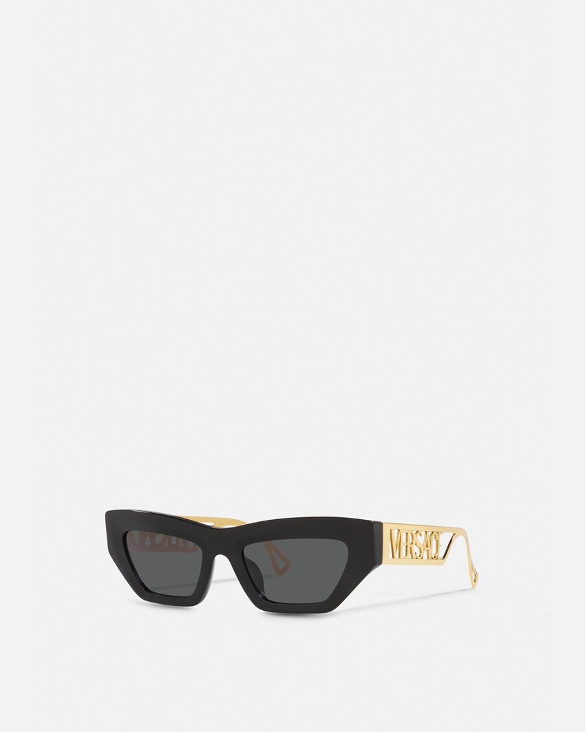 Versace 90s Vintage Logo CatEye Sunglasses for Women Online Store EU