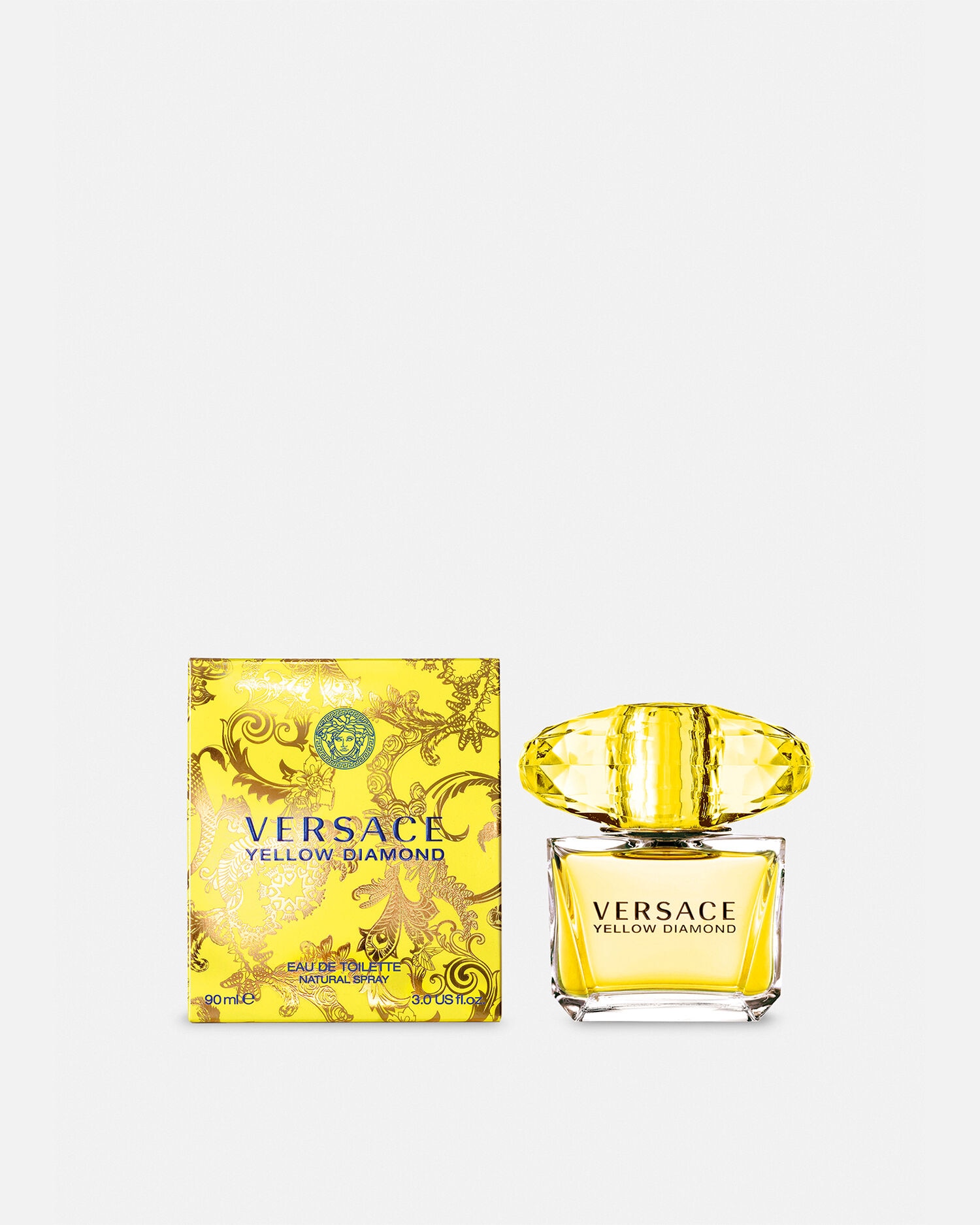 Versace yellow diamond set with bag best sale