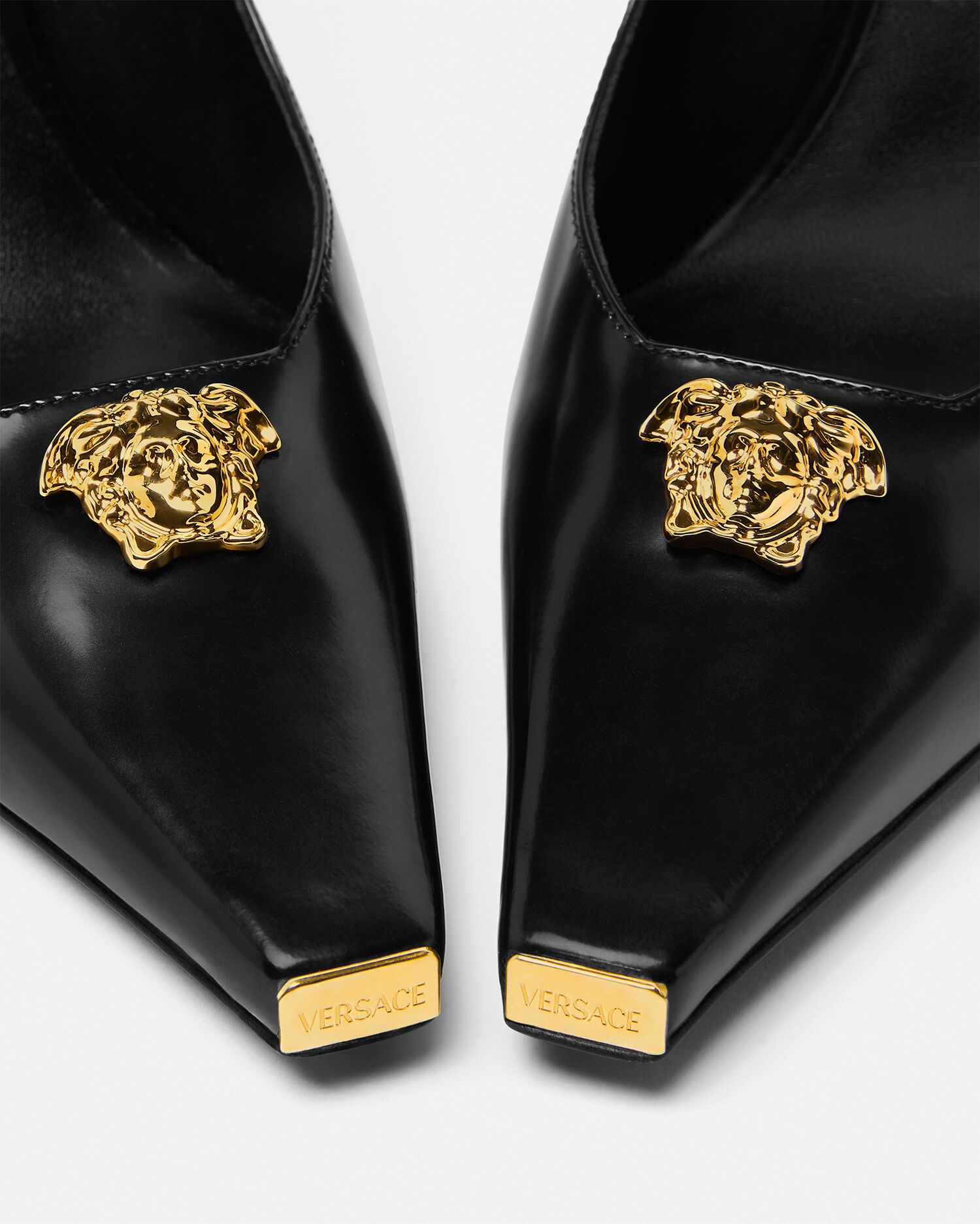 La Medusa Leather Pumps 105 mm | VERSACE US