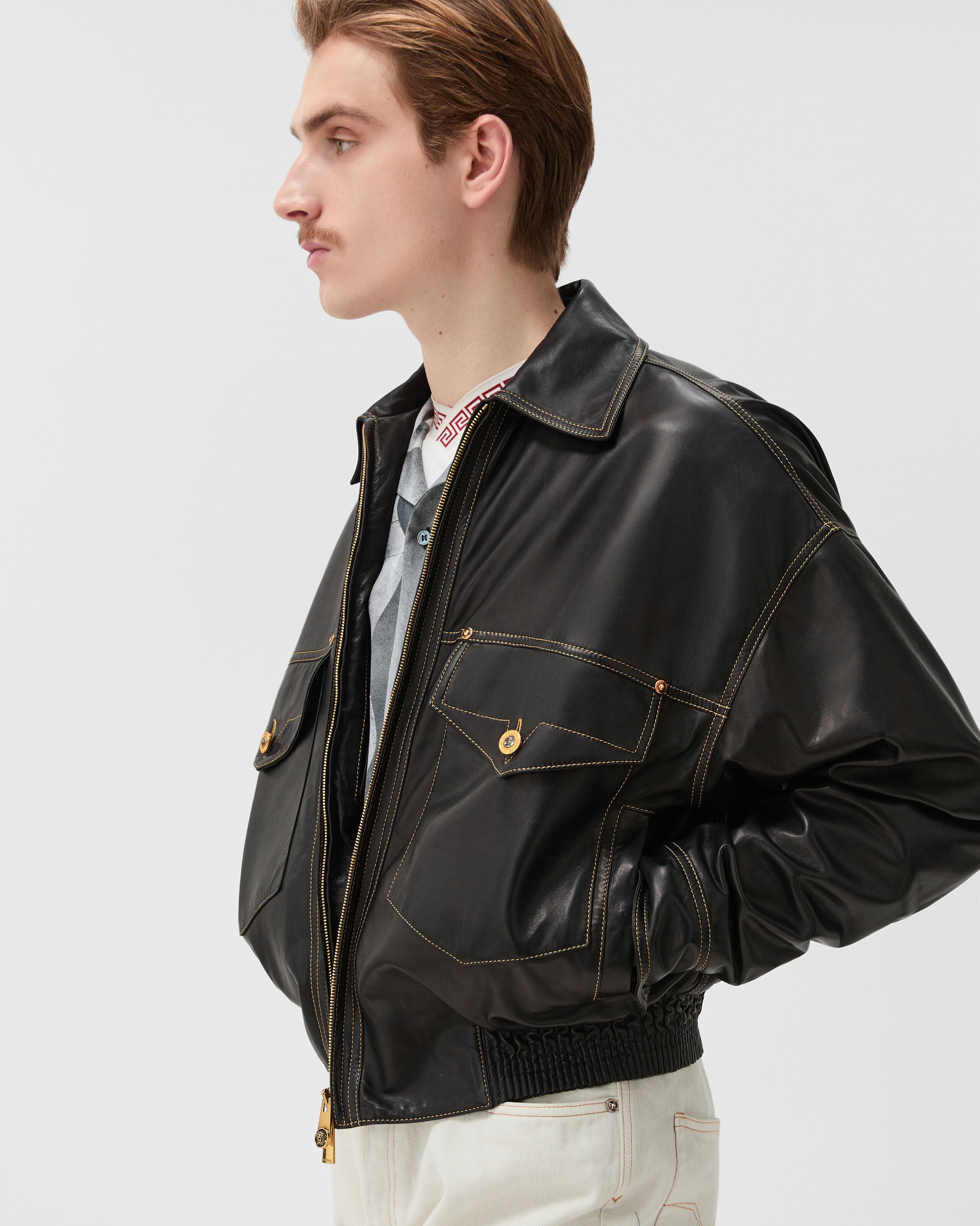 Nappa Blouson Black | VERSACE US