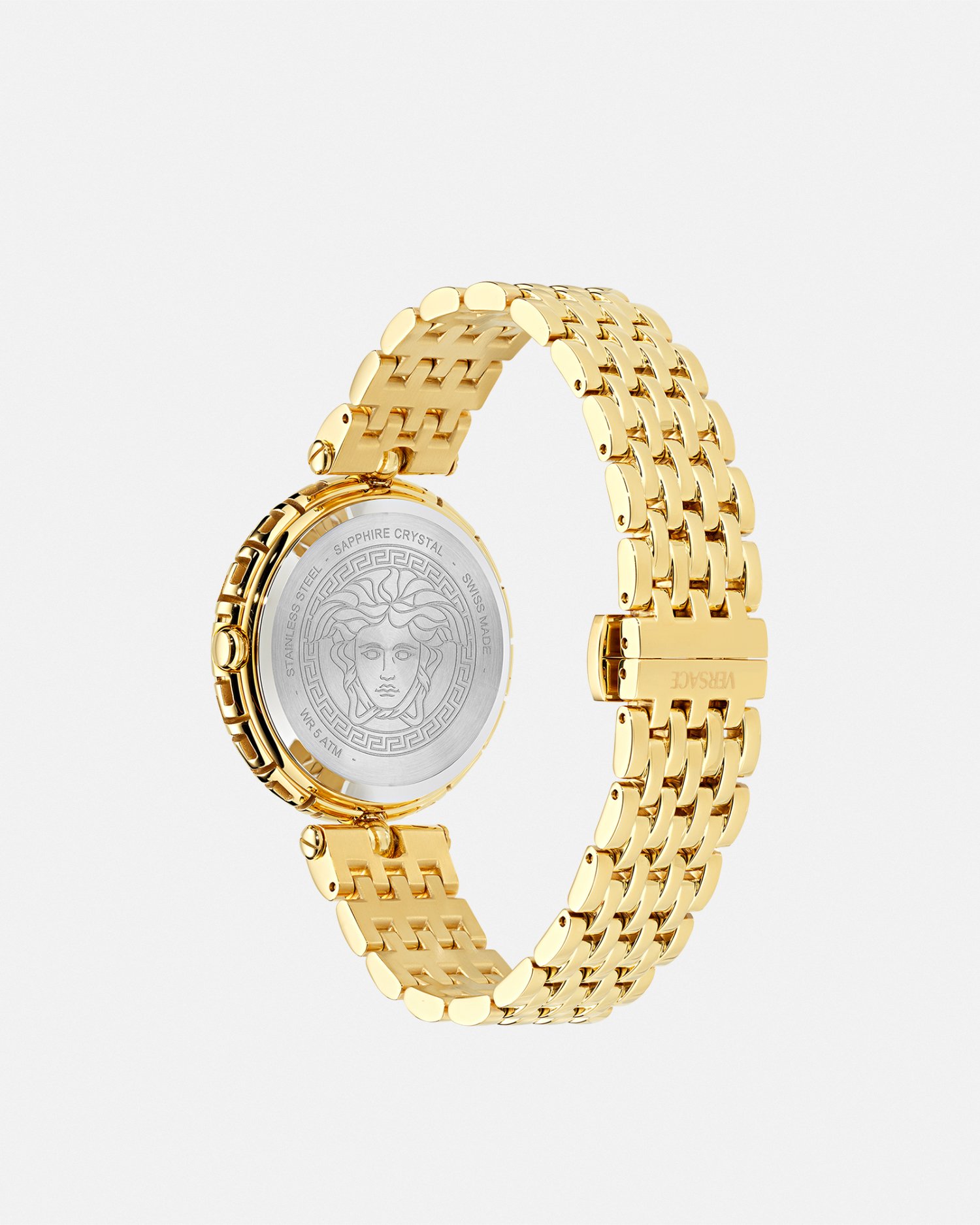 Versace Medusa Heritage Bracelet Watch In Gold