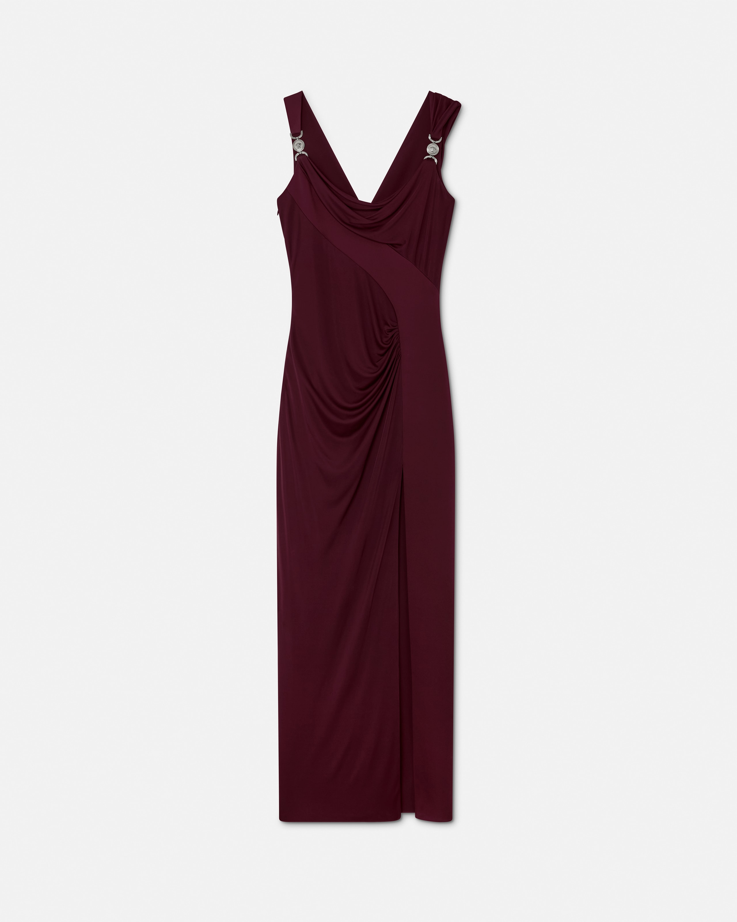 Viscose-Jersey Draped Gown