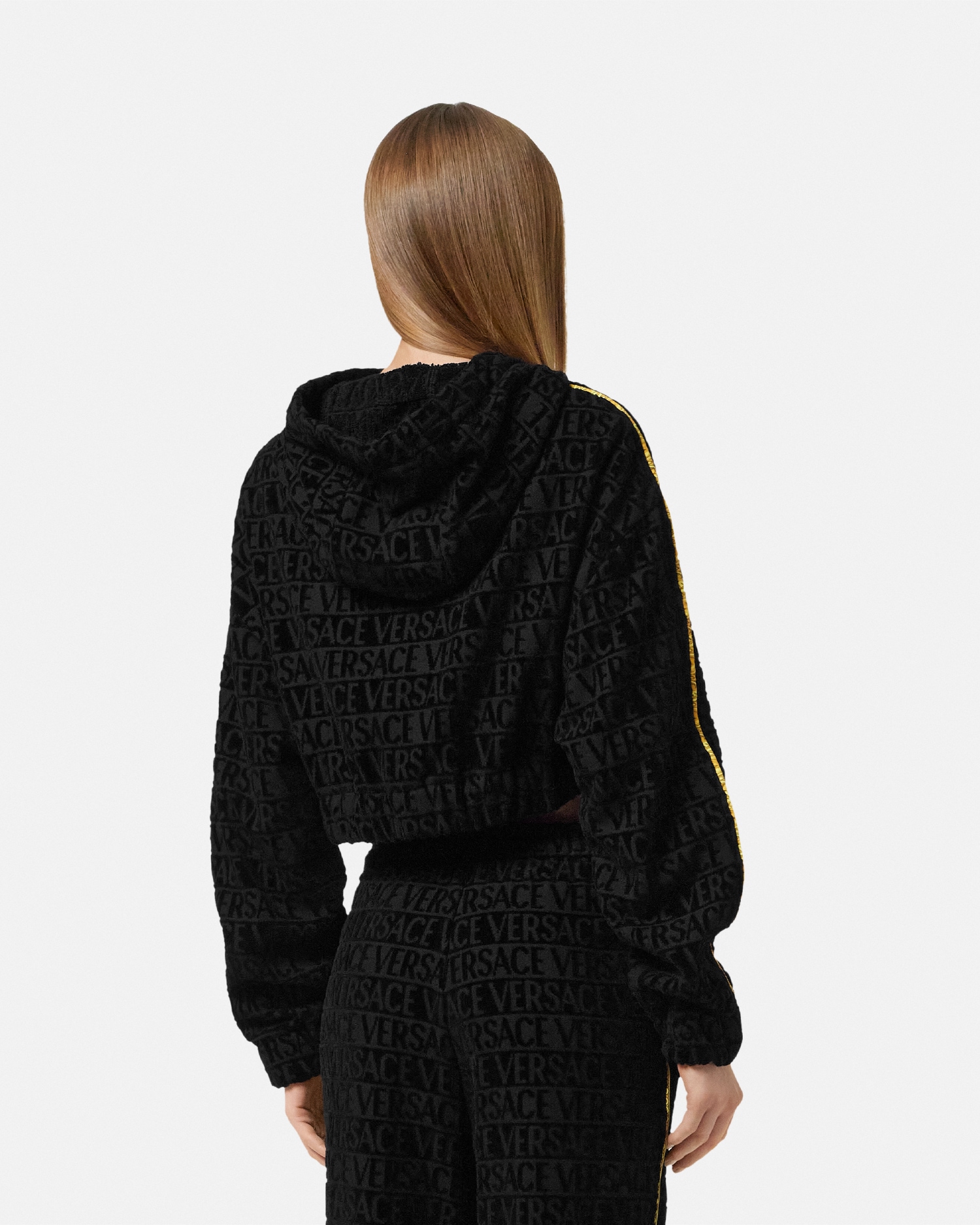 I ♡ Baroque Crop Hoodie