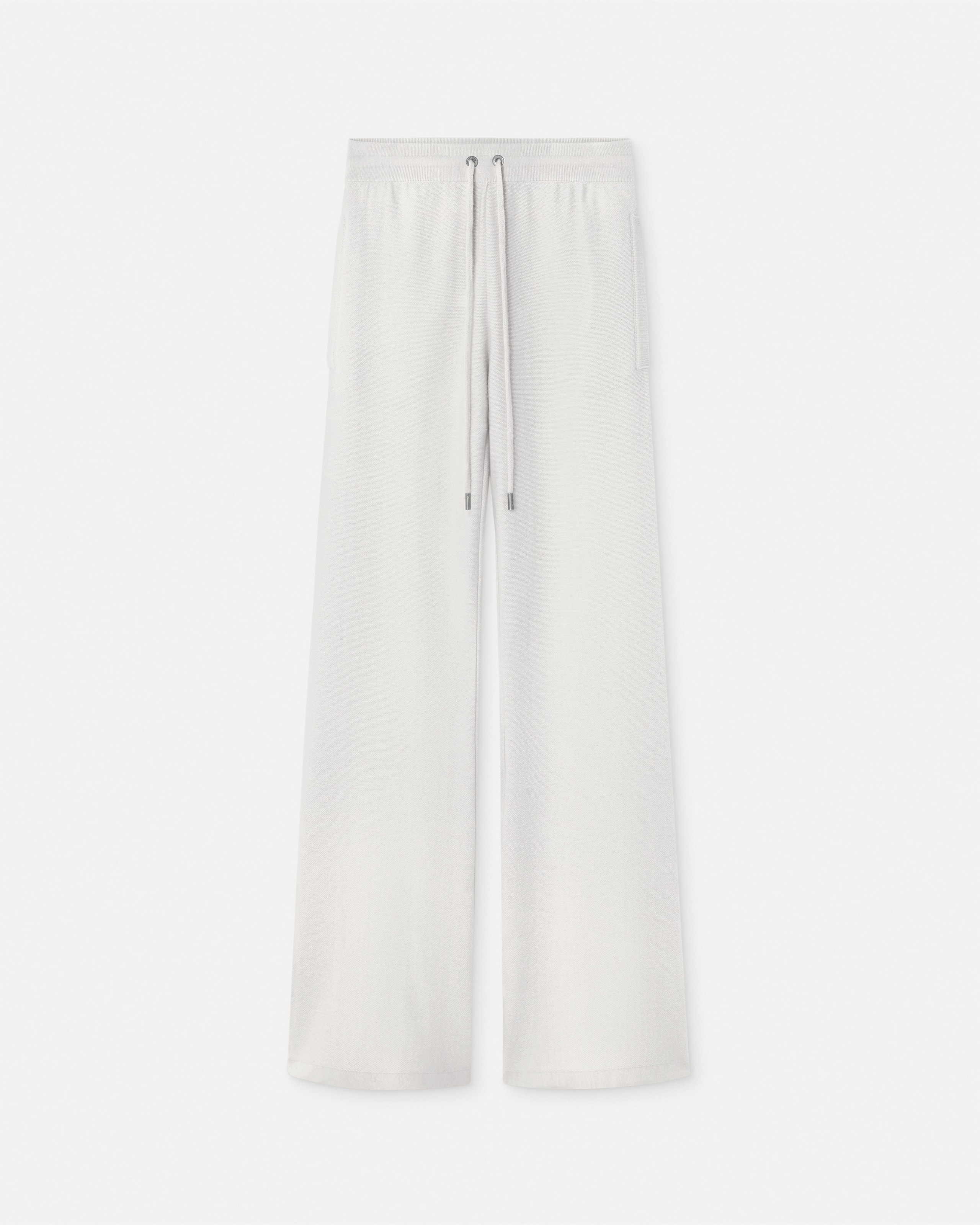 Wool-Blend Flared Towel Pants