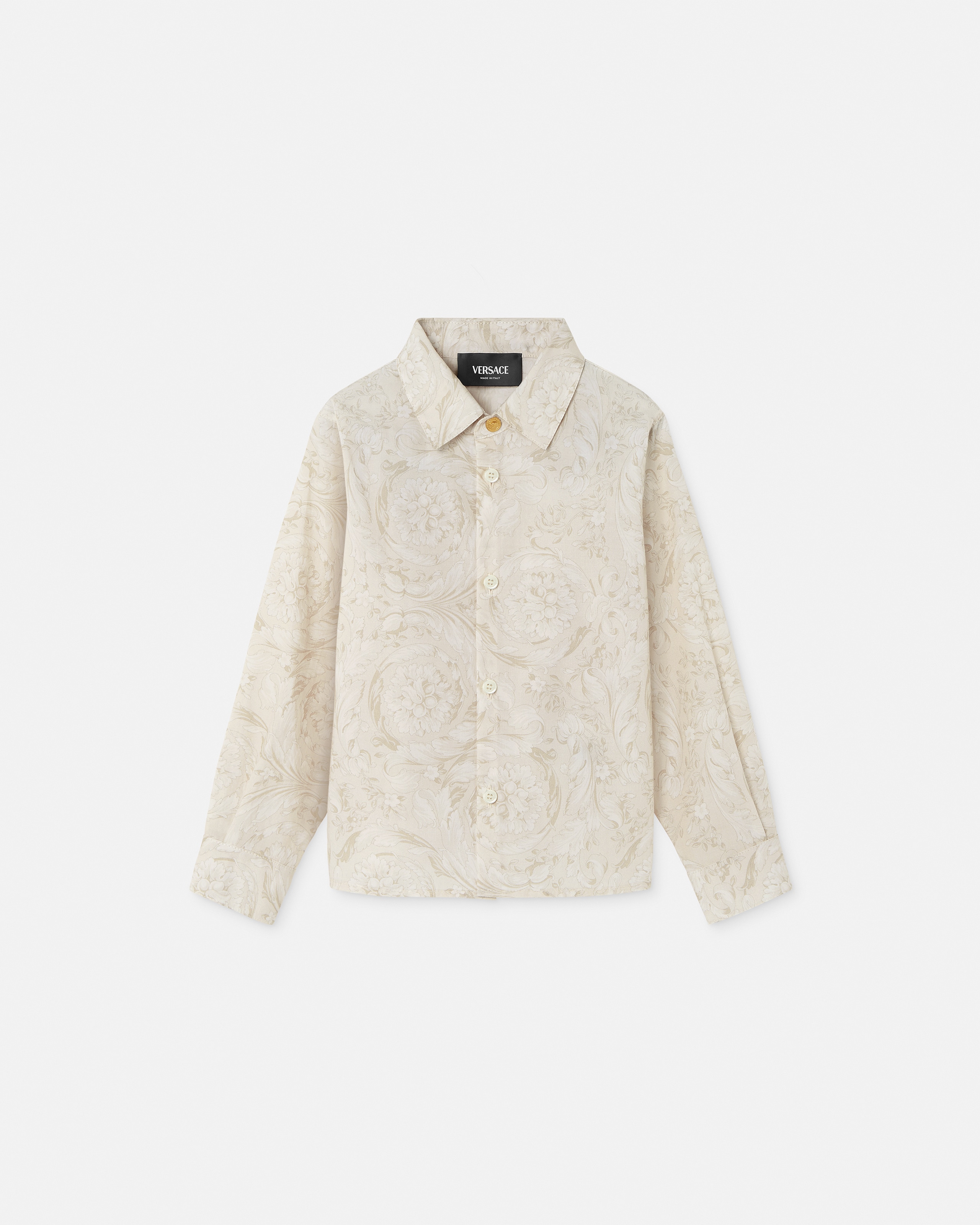 Kids Printed Cotton-Poplin Shirt