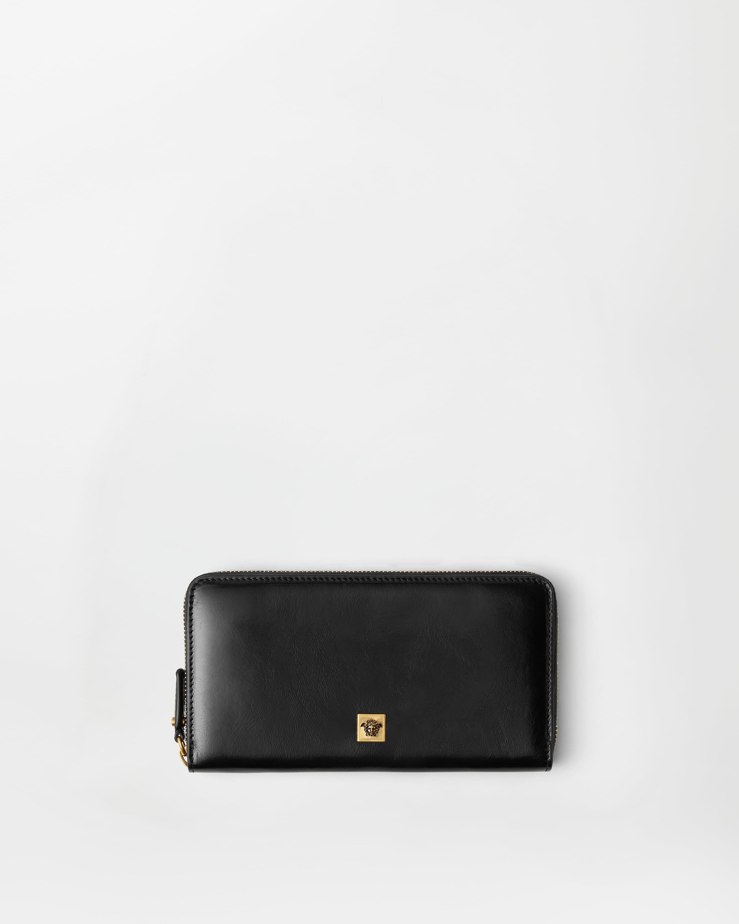 Versace Severine Portefeuille En Cuir In Black