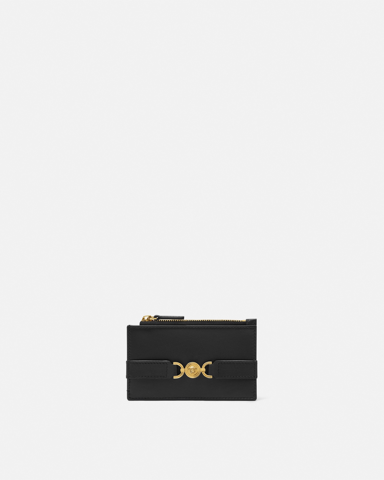 Versace Porte-cartes Medusa '95 In Black+gold