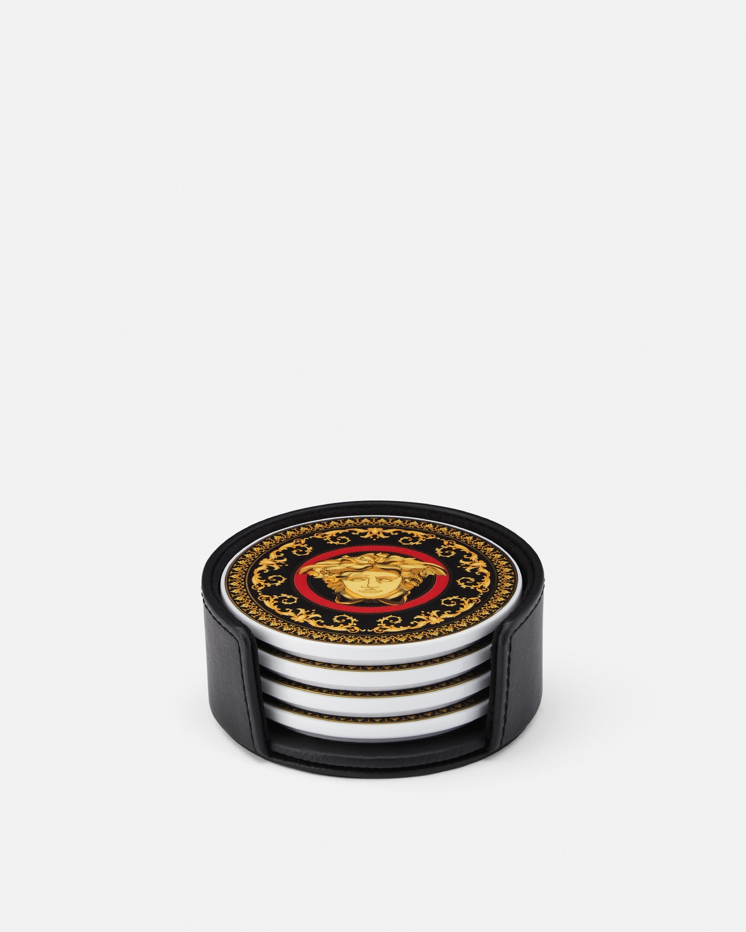 Versace Medusa Coaster 4-set In Imprimé