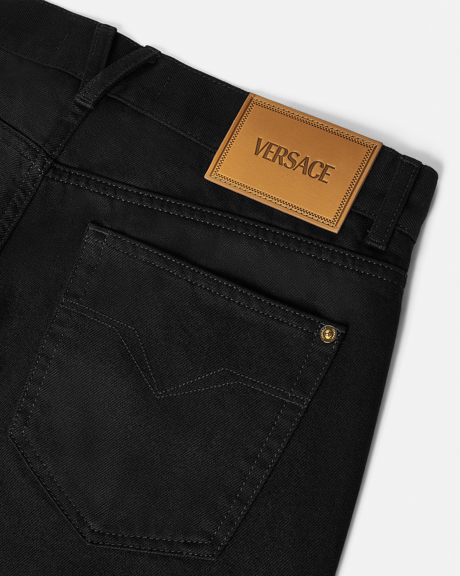 Regular Jeans Black | VERSACE US