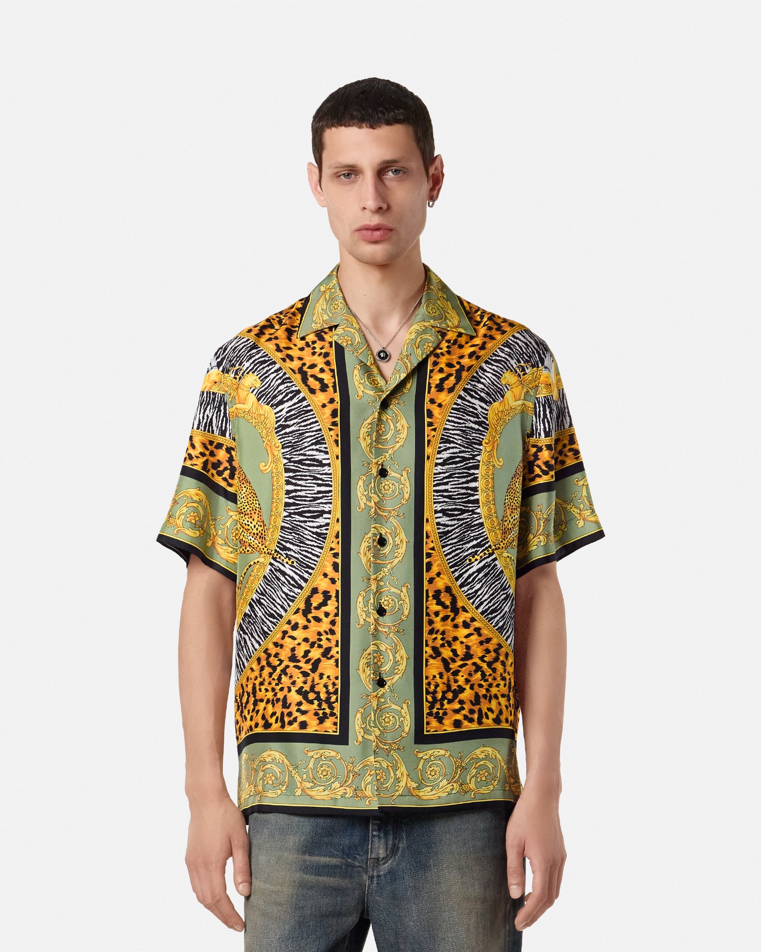 versace シャツ　46サイズ ヴェルサーチジーンズクチュール VERSACE JEANS COUTURE メンズ