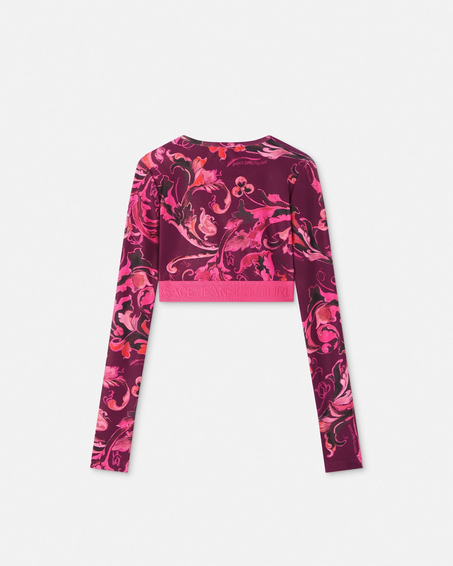 Porcelain Barocco Crop Top