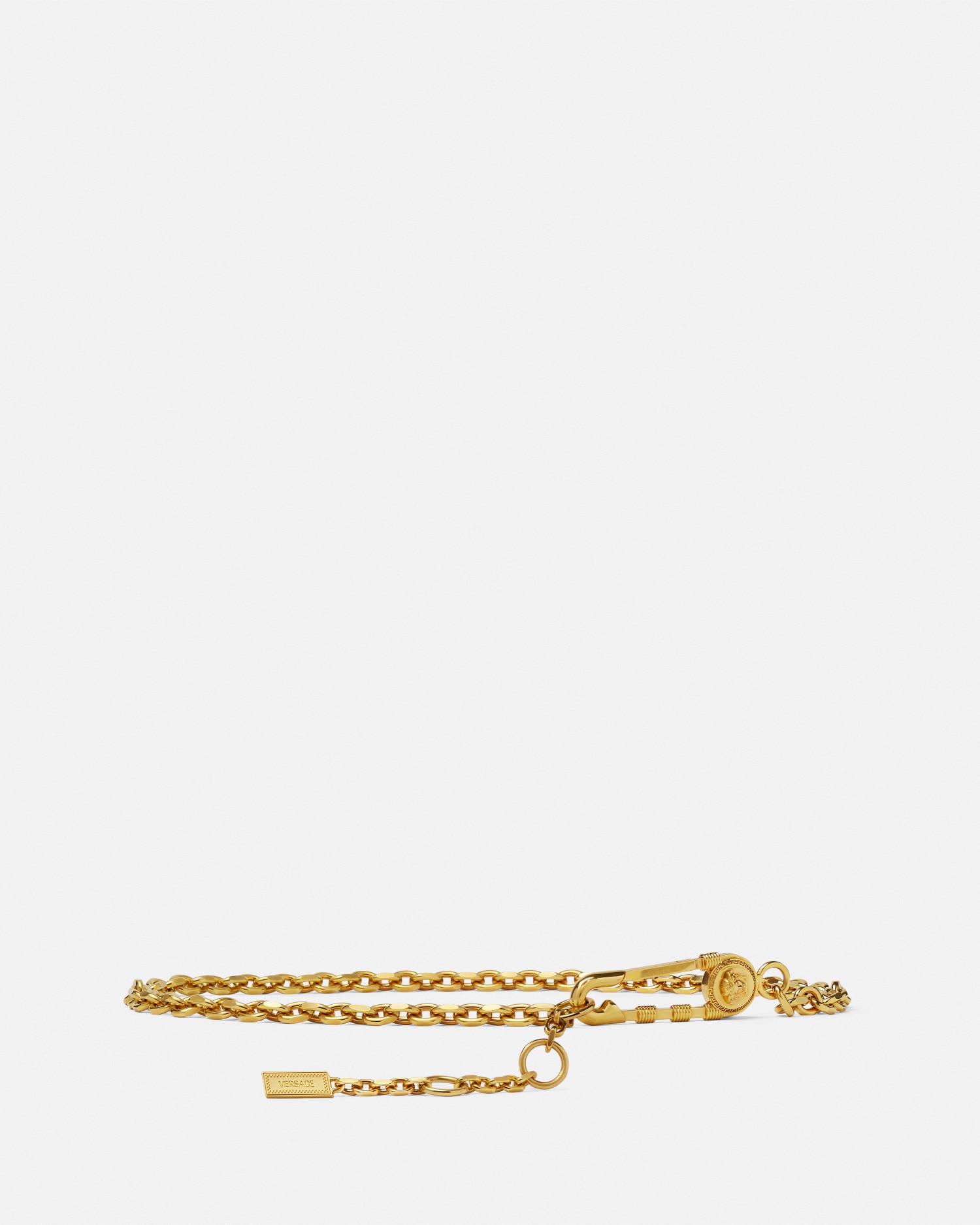 Versace Bind Chain Belt 1.5 Cm In Gold