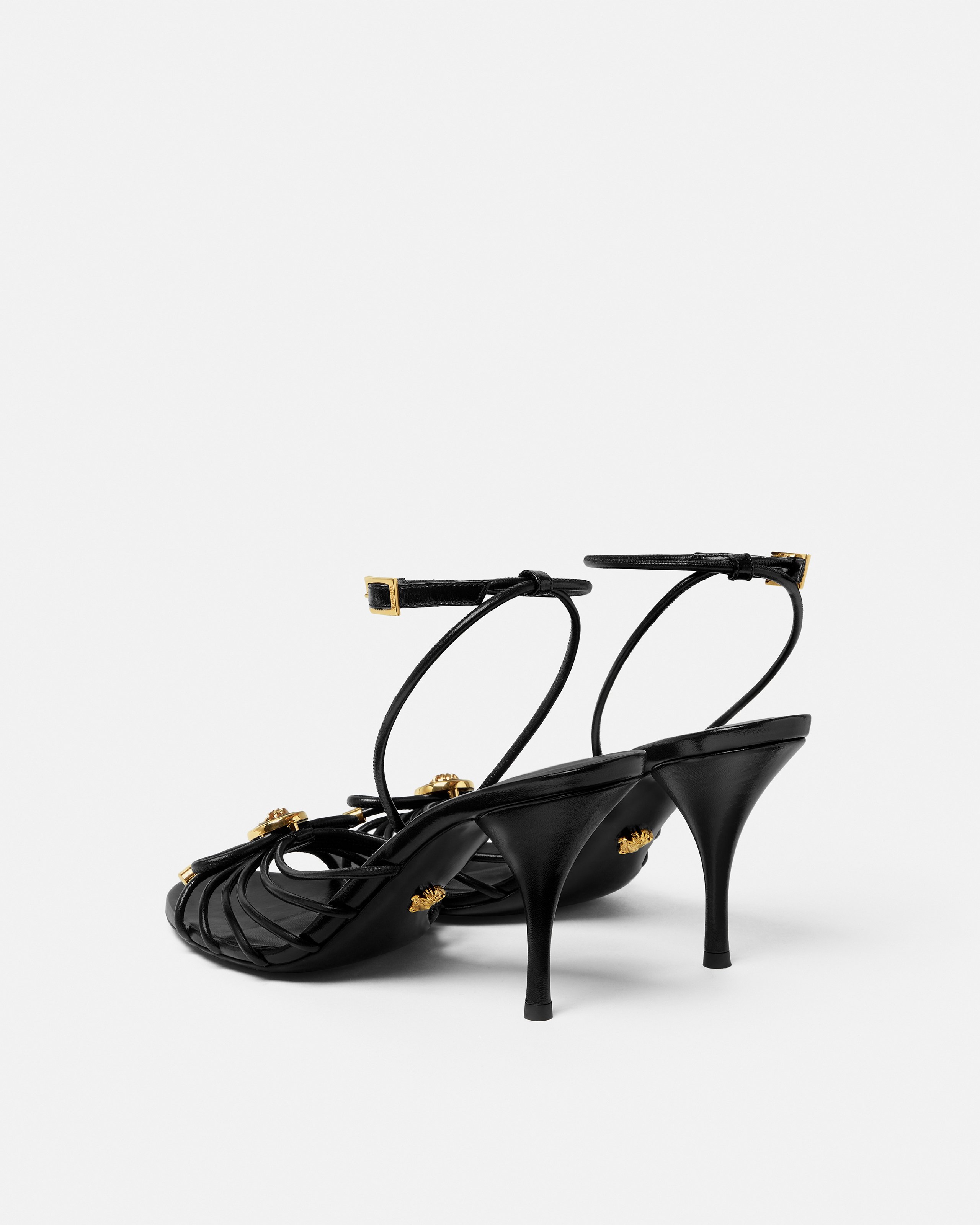 Opera Bow Nappa Sandals 85 mm