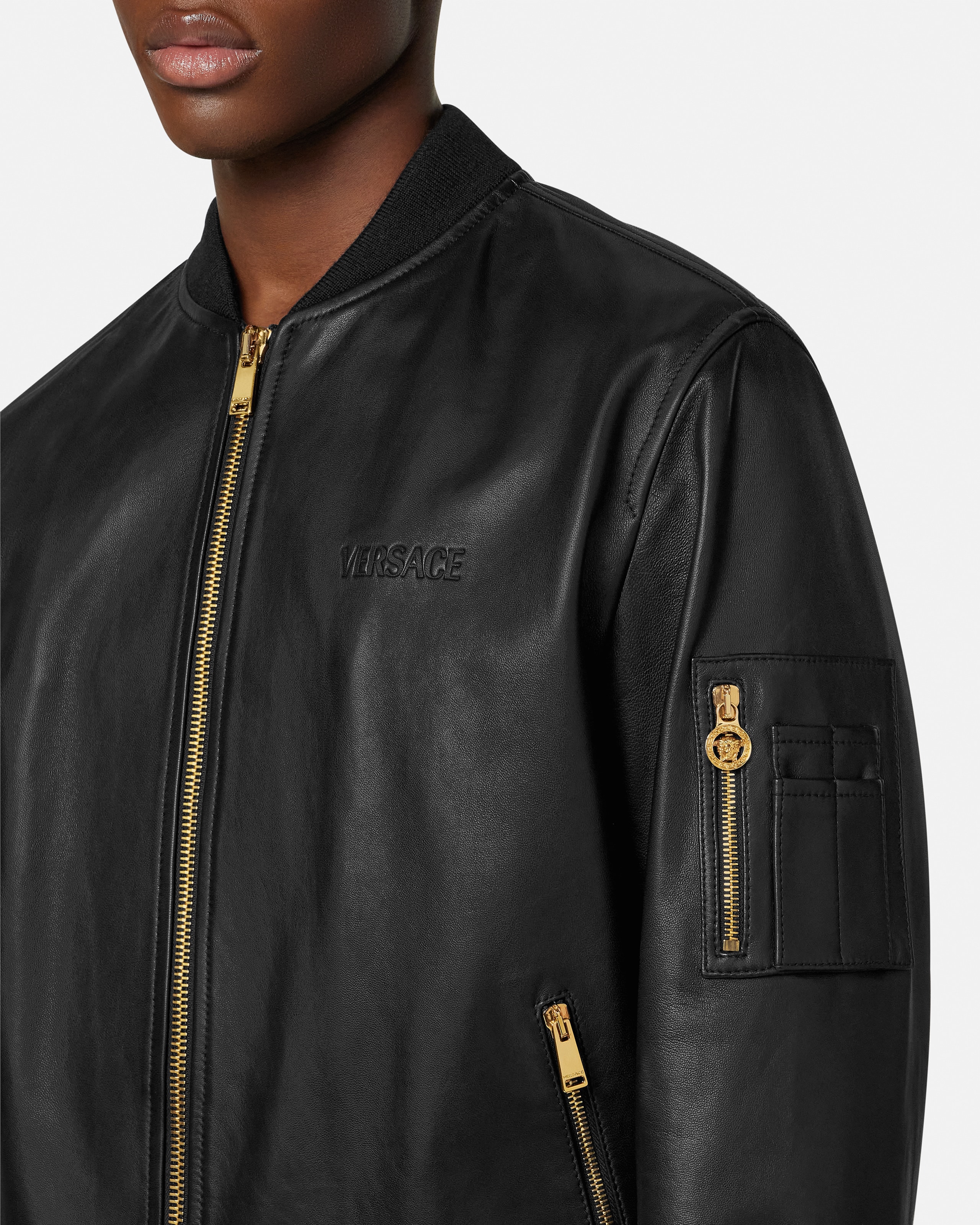 Leather Bomber