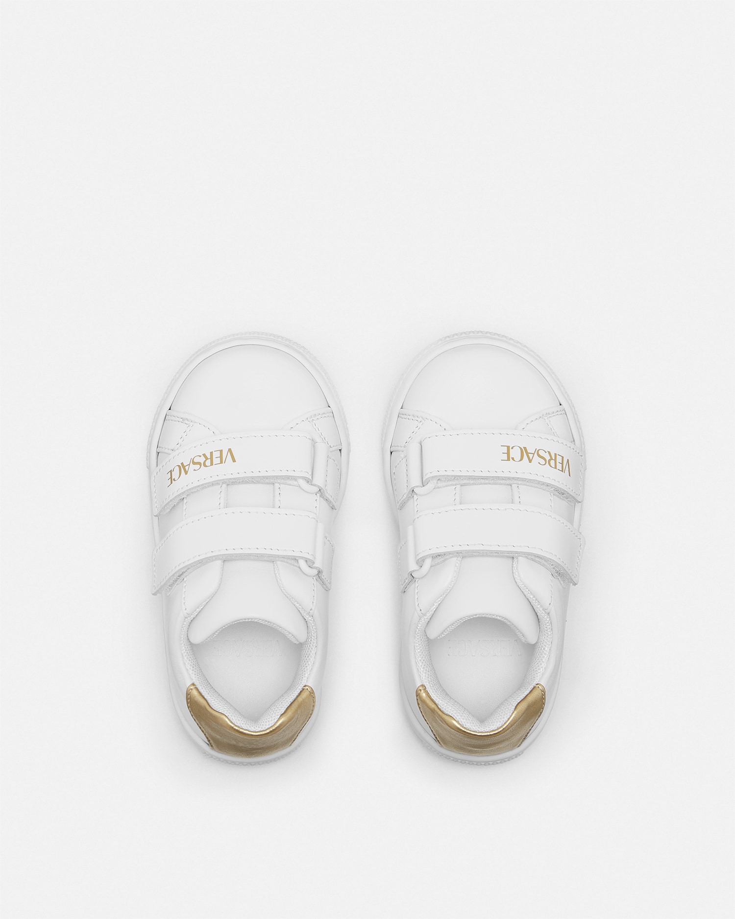 Versace Logo Baby Sneakers White,Print | VERSACE US