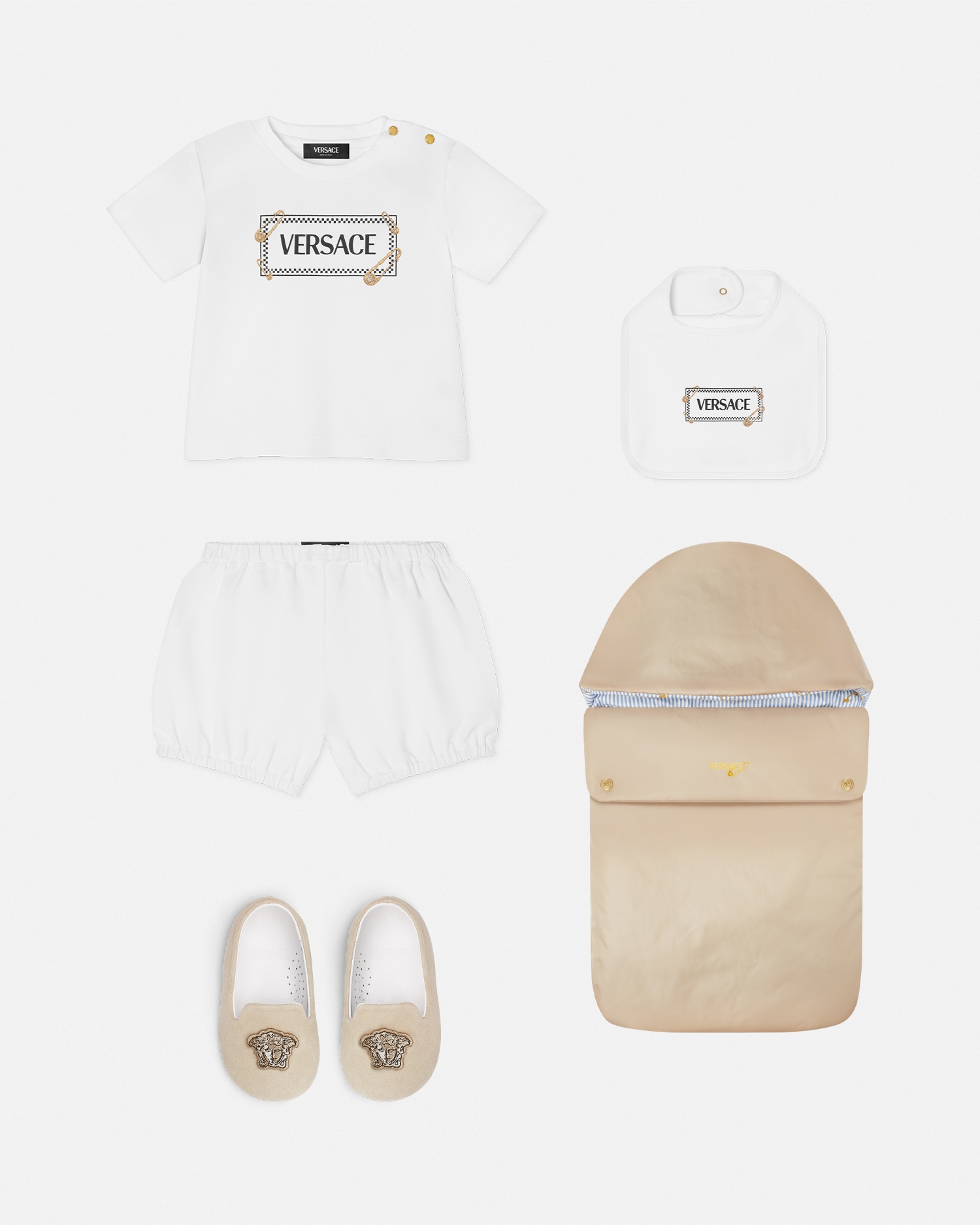 Safety Pin Logo Baby T-Shirt Set