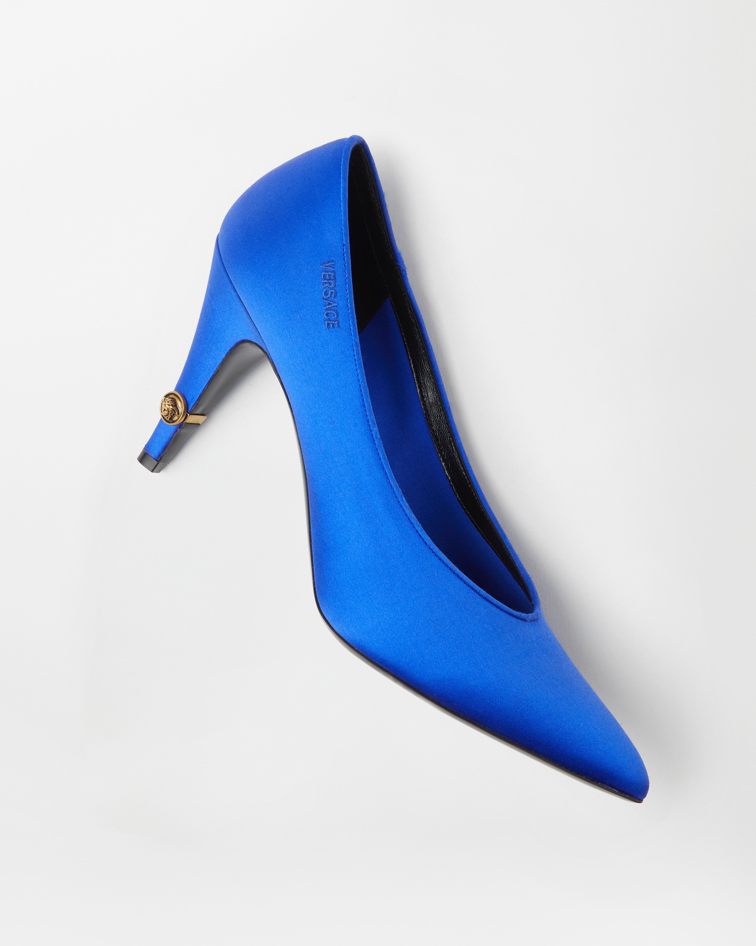 blue versace dress shoes Gianni Satin Pumps 90 mm versace shoes men loafers
