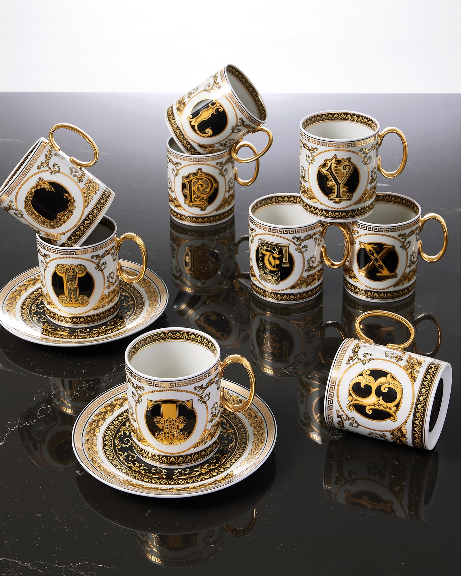 Versace Porcellane E Cristalli Virtus Alphabet X Mug