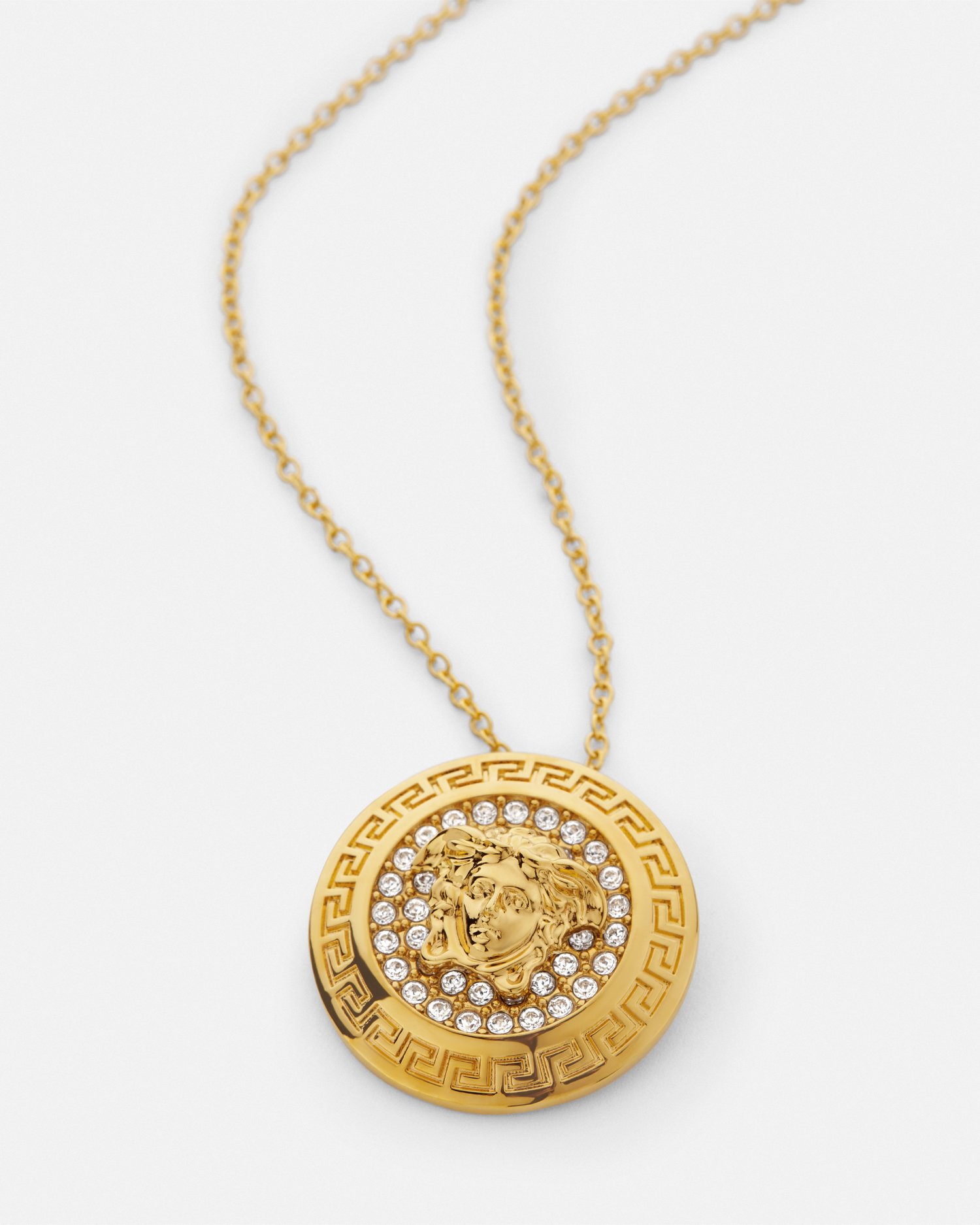Versace Crystal La Medusa Necklace