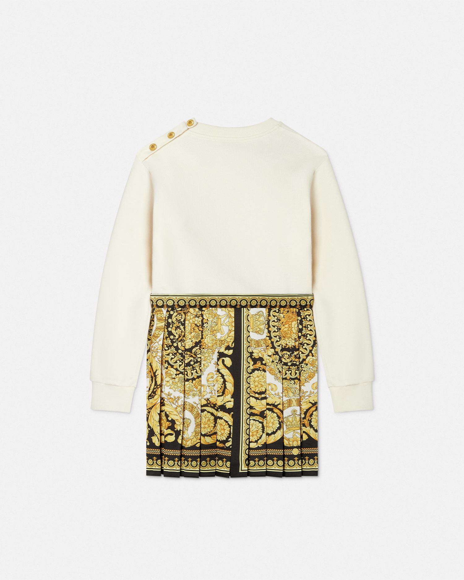 Barocco Foulard Kids Sweatshirt Dress