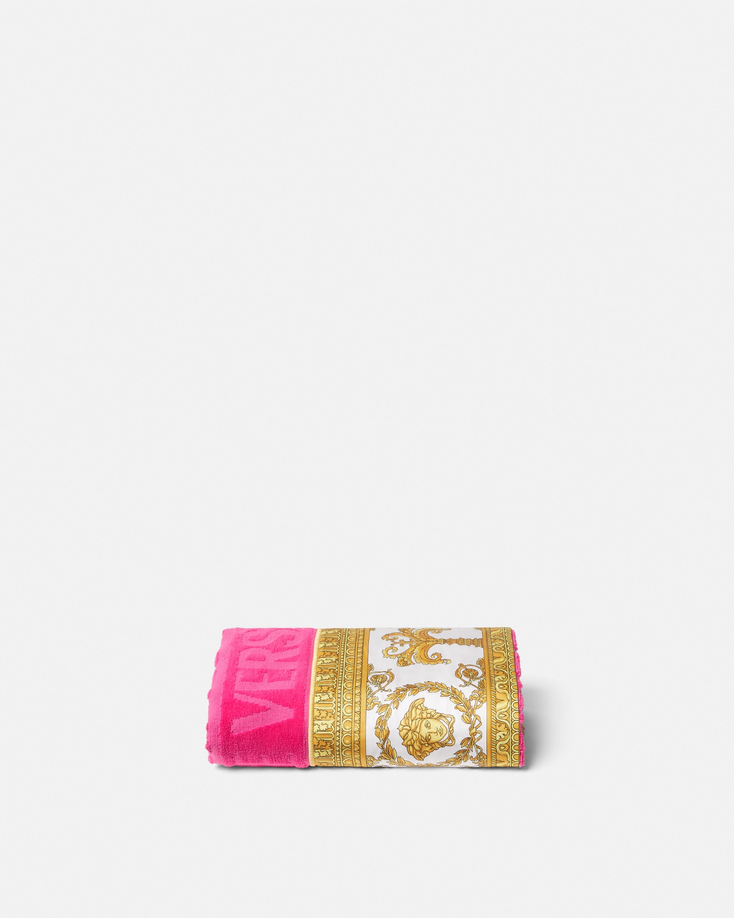 Versace Home I ♡ Baroque Hand Towel In Pink