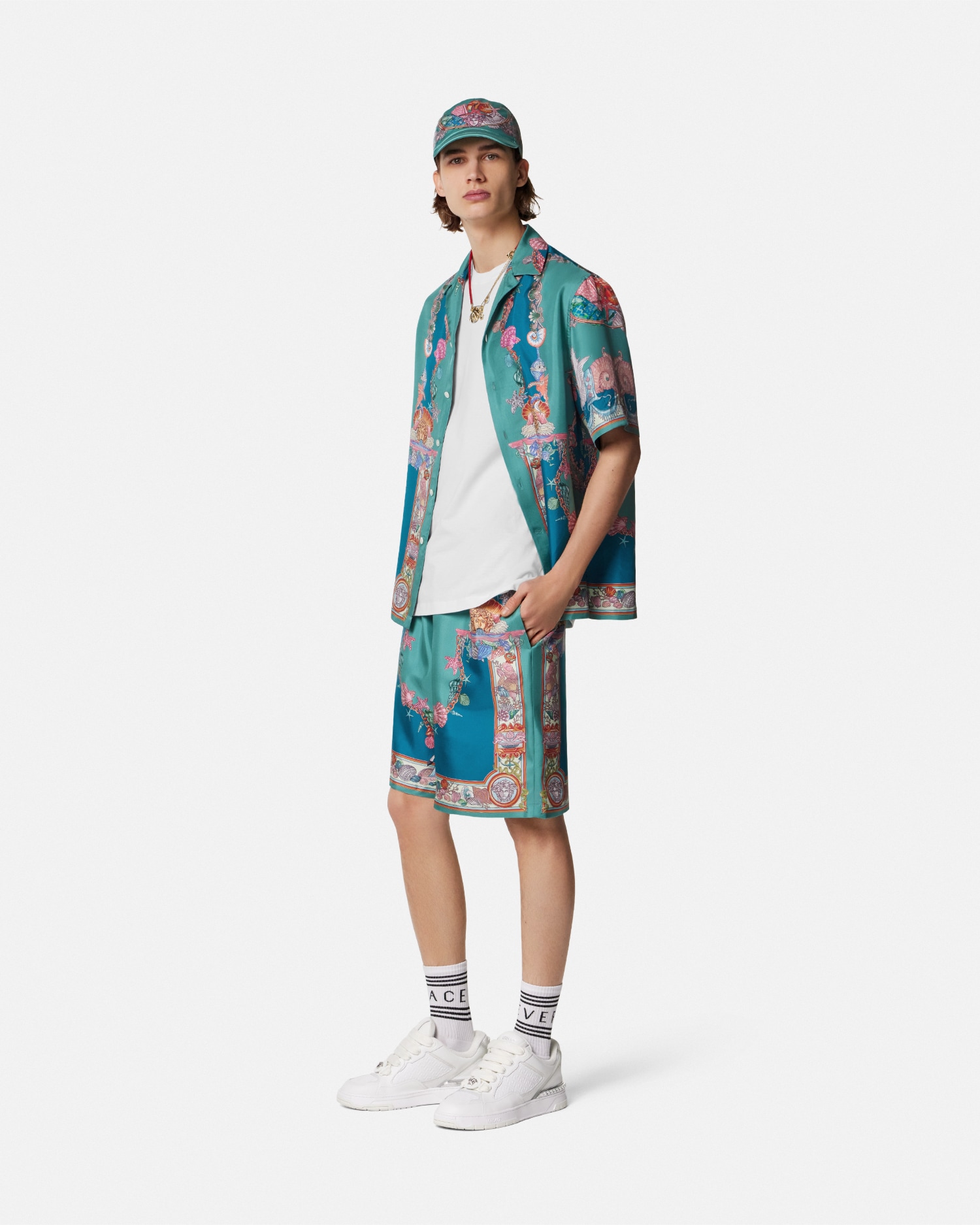 Coral Theatre Silk Shorts