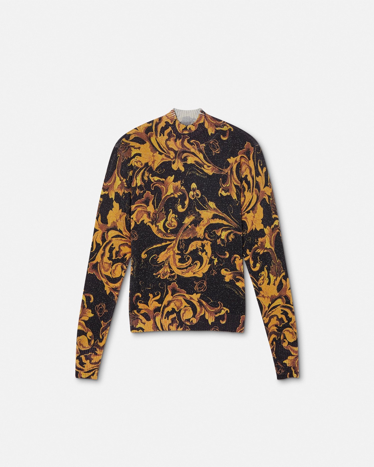 Porcelain Barocco Knit Top