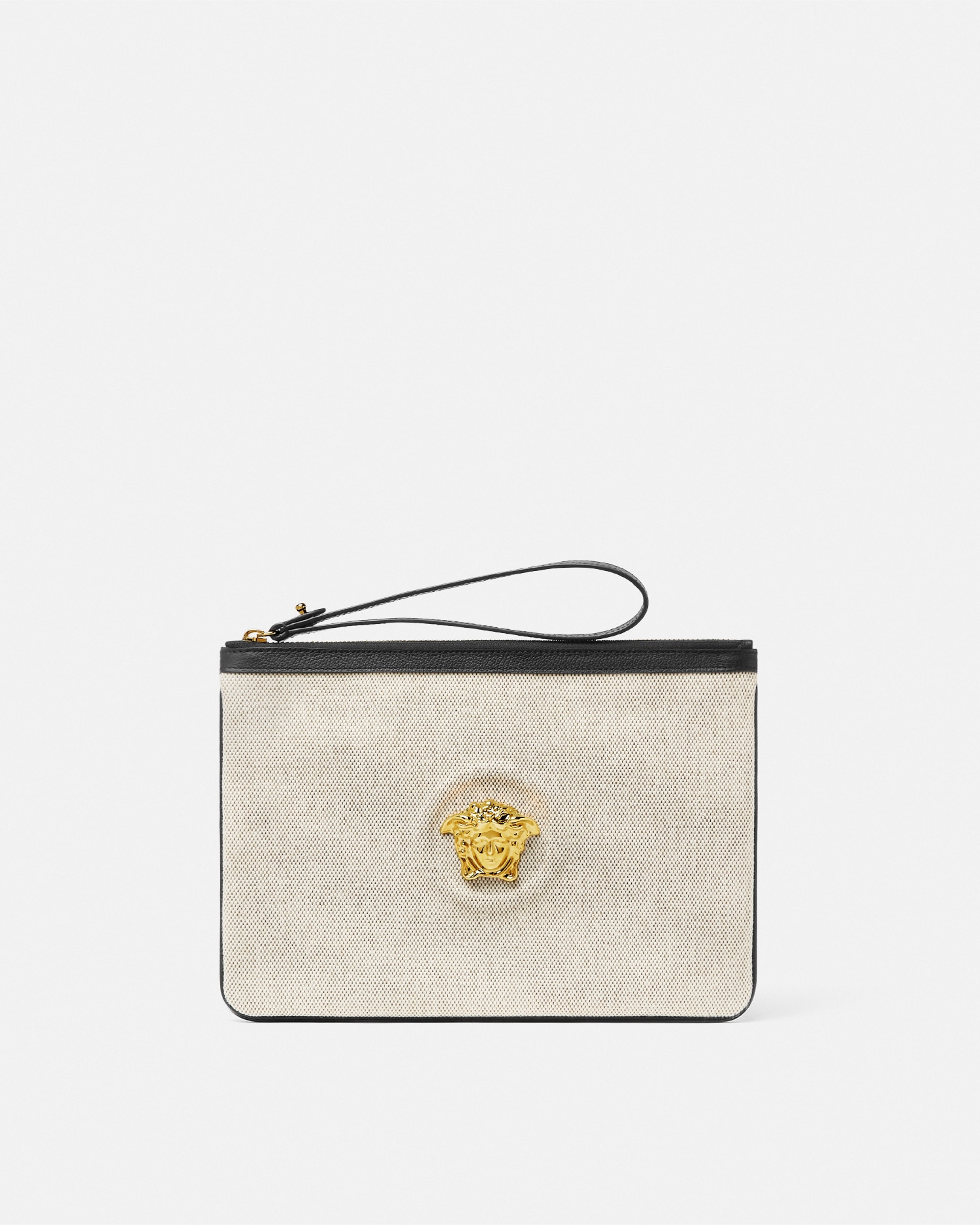 Versace La Medusa Canvas Pouch