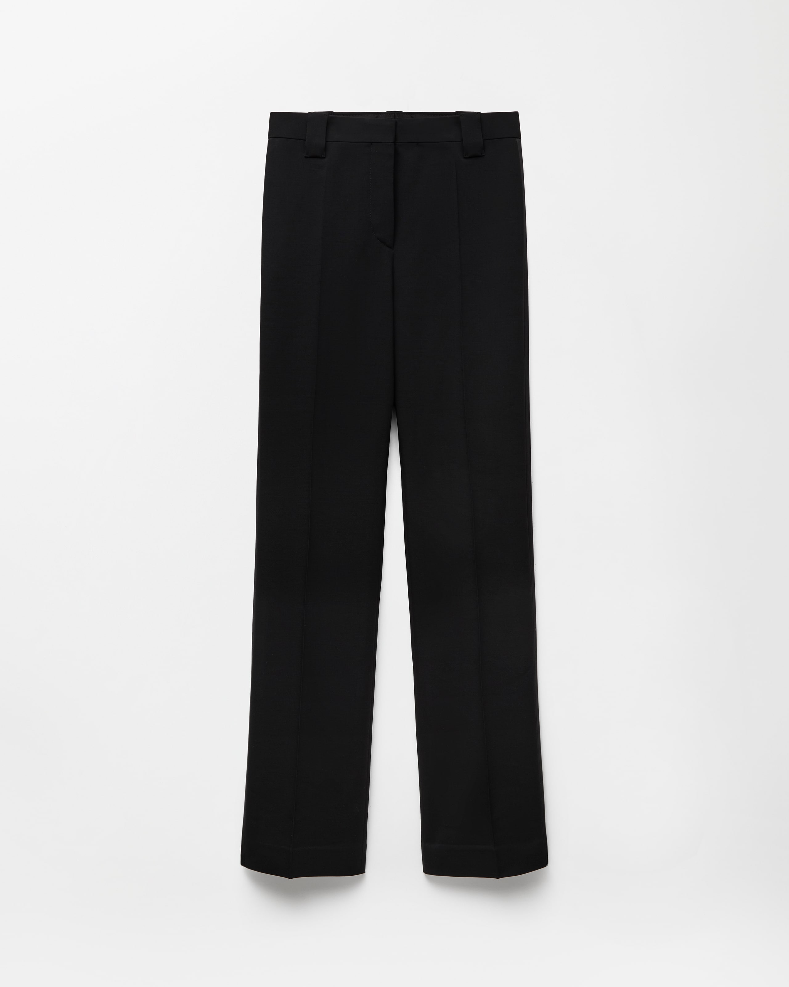 Versace Pantalon En Laine Stretch In Black