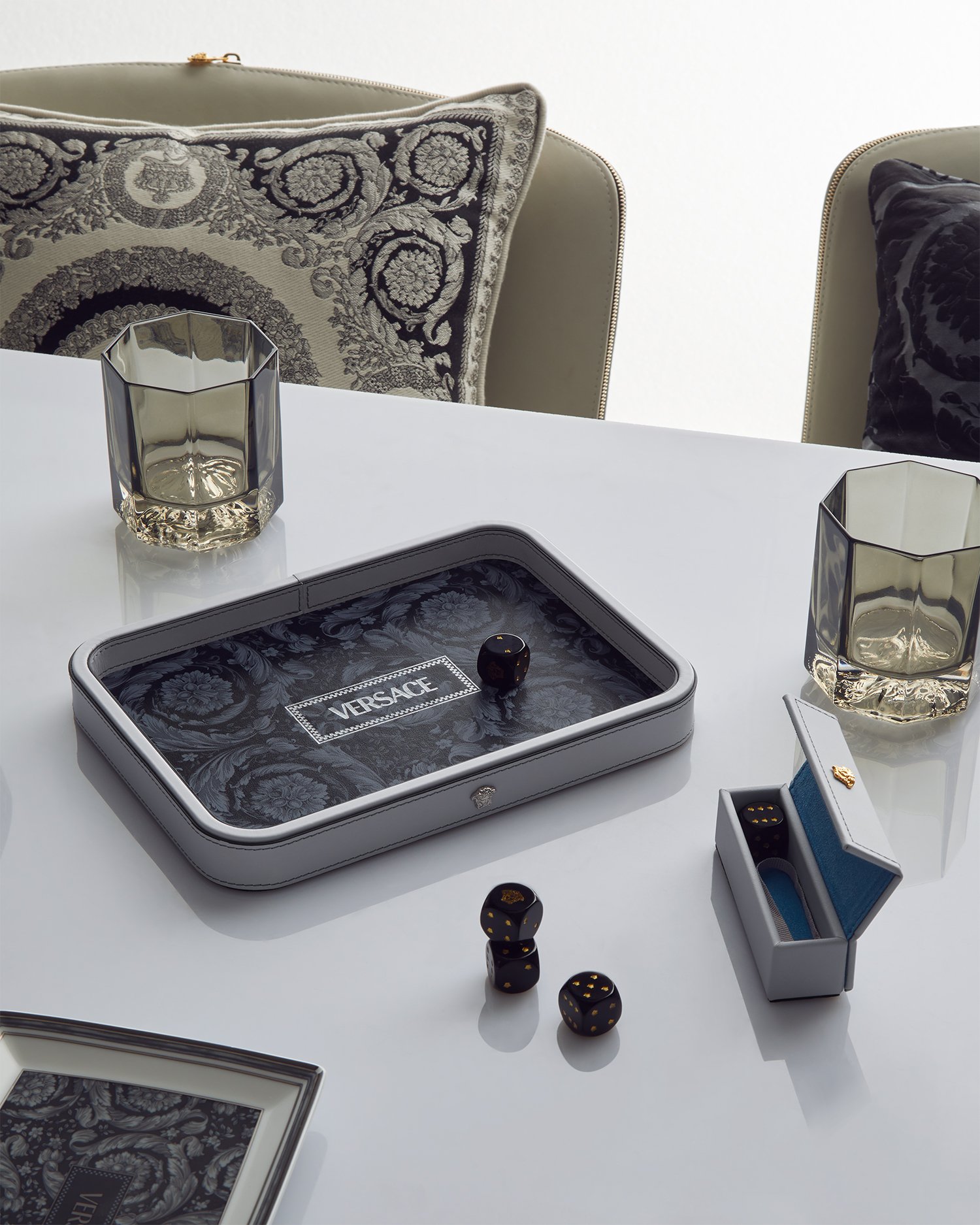 Versace Medusa Dice Set