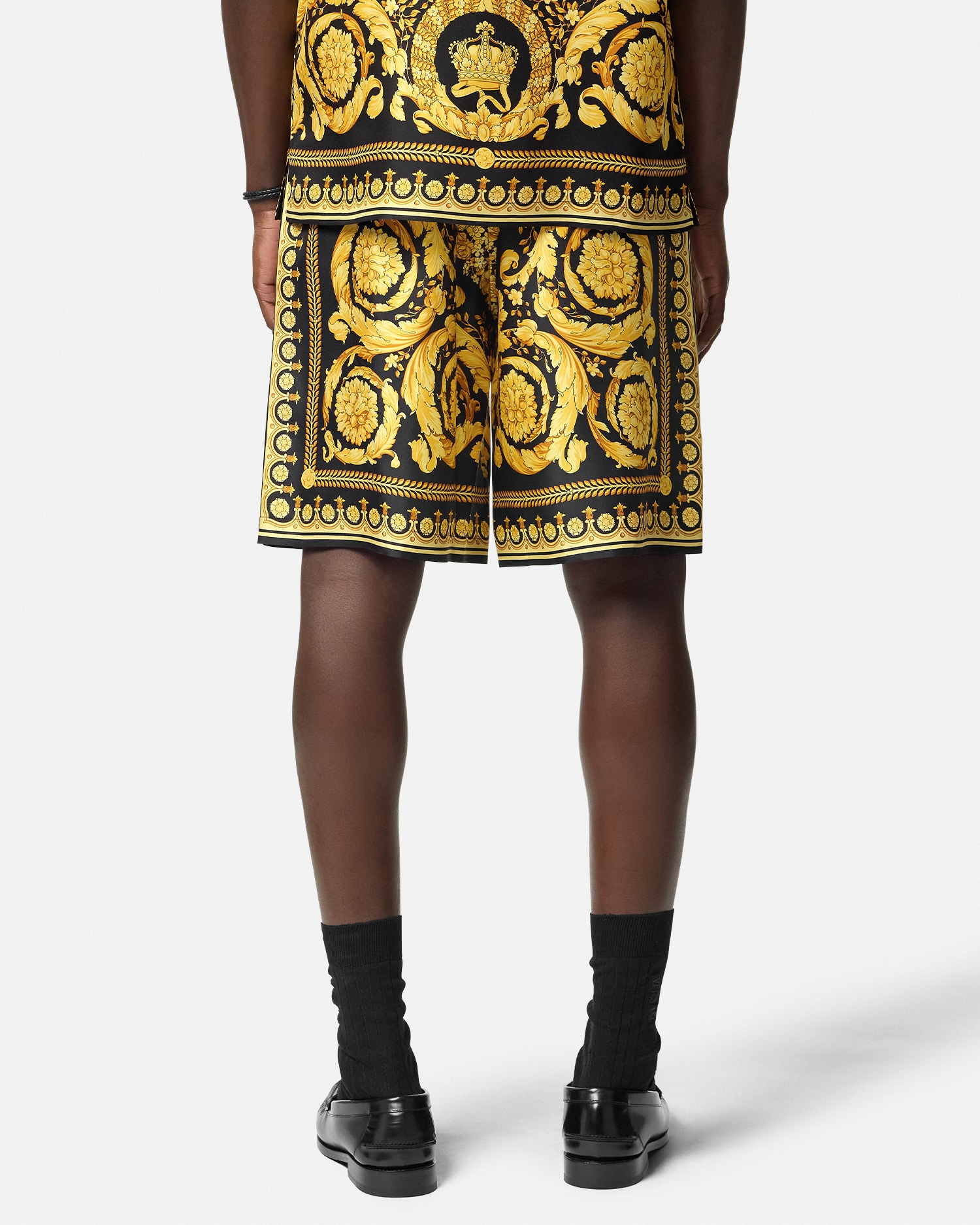 Barocco Silk Shorts