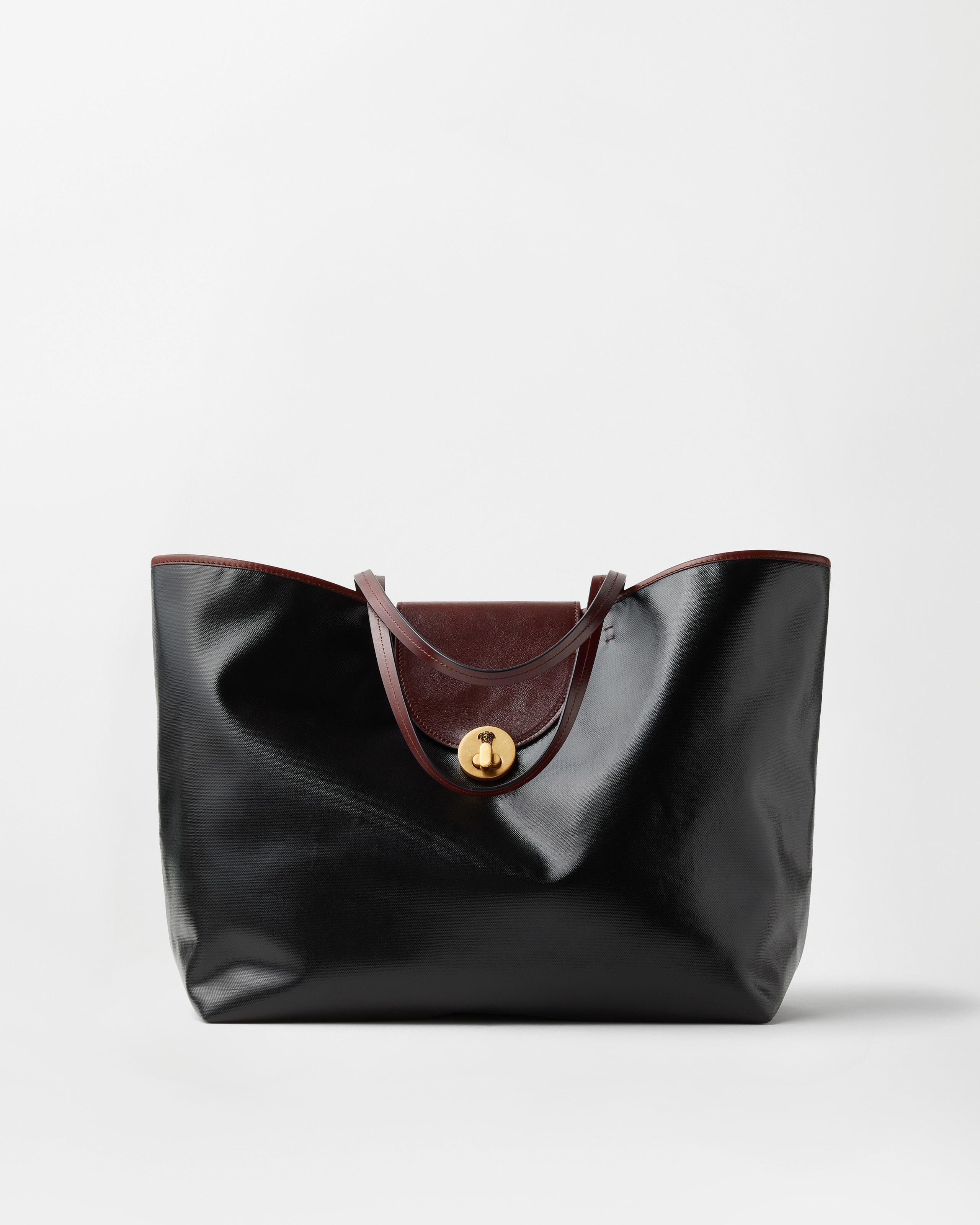 Versace Vivian Large Coated Canvas Tote In Multi