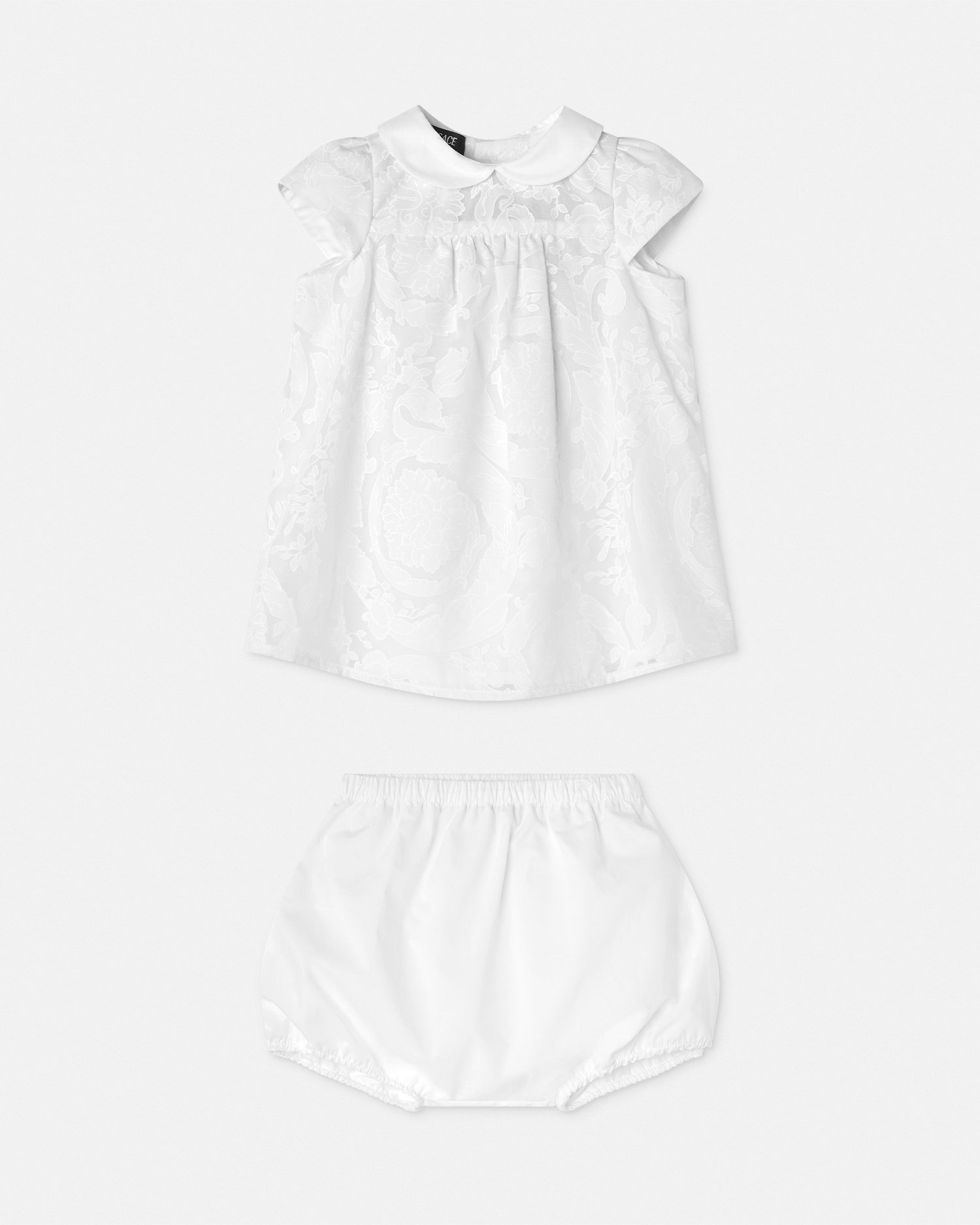 Versace Ensemble Robe Barocco Baby En Dévoré