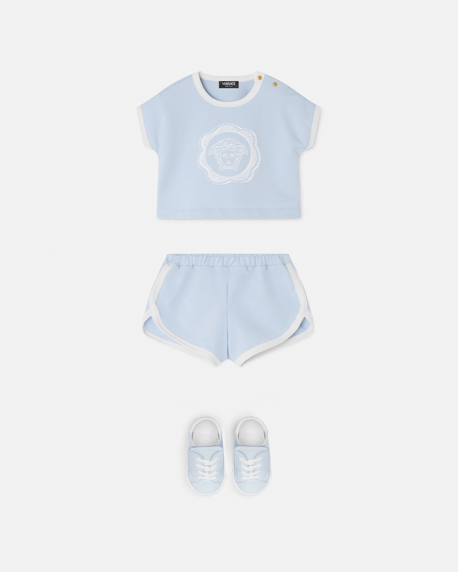 Versace Logo Baby T-Shirt Set