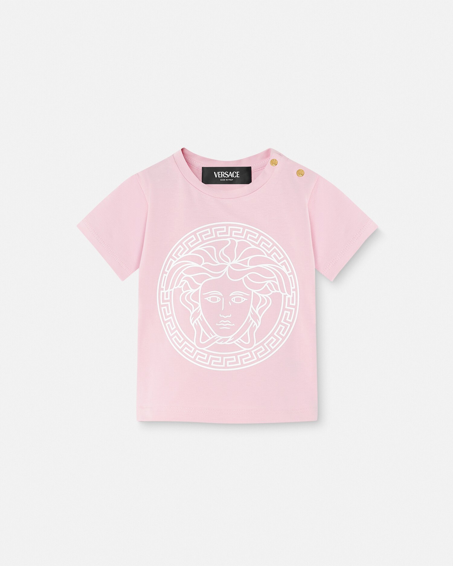 Versace Bambino Medusa Baby T-shirt In Pink