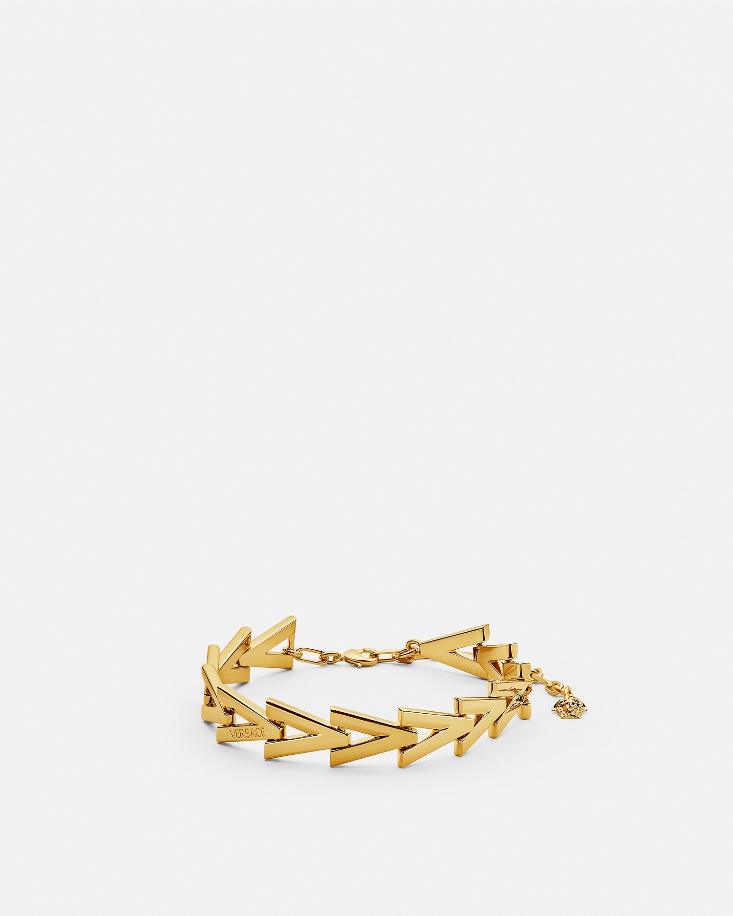 Versace V2025 Chain Choker In Or Clair