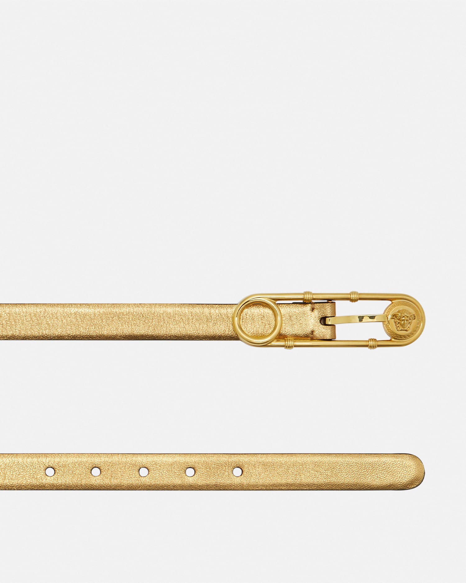 Safety Pin Metallic Belt 2 cm