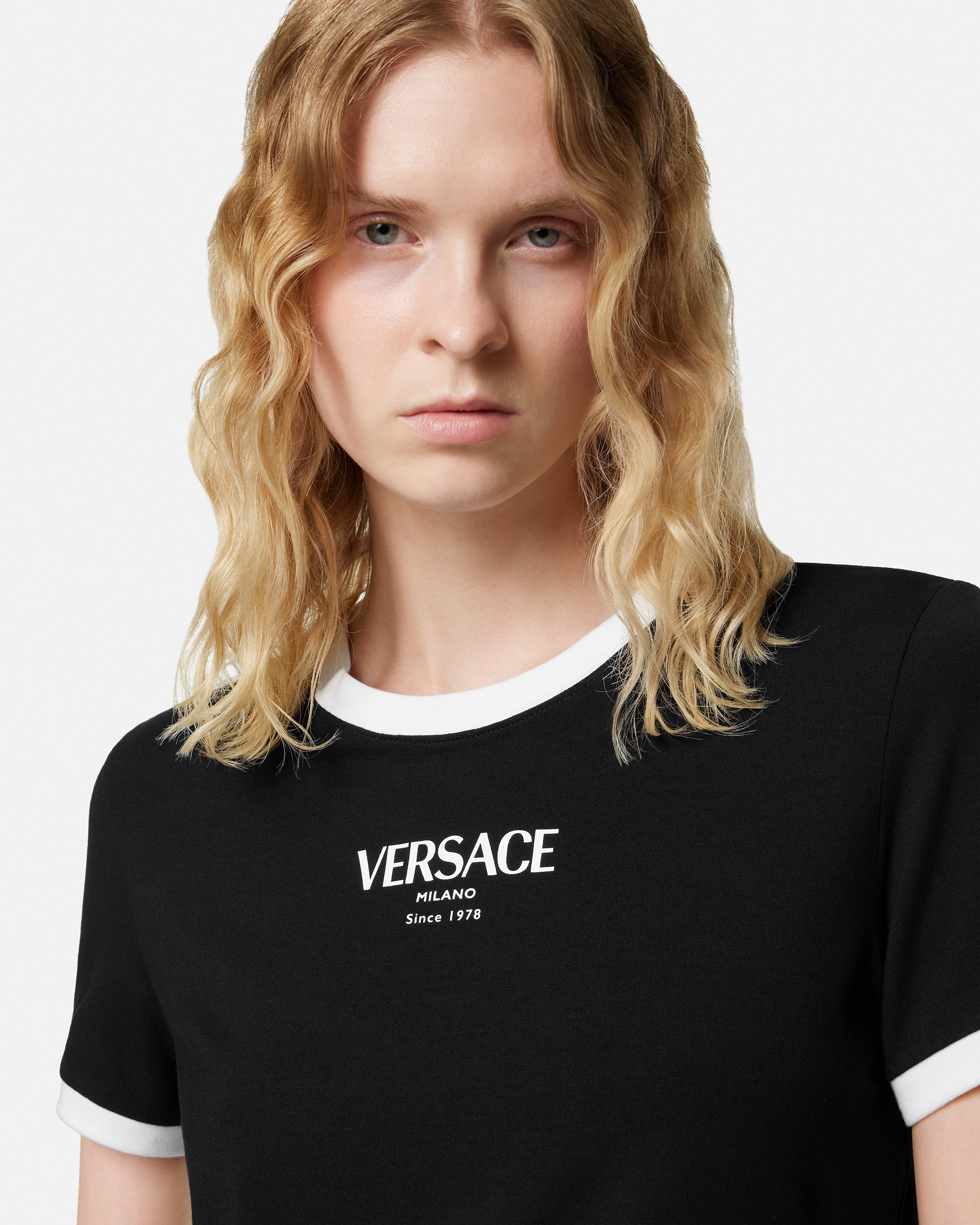 Stretch Viscose-Jersey T-Shirt