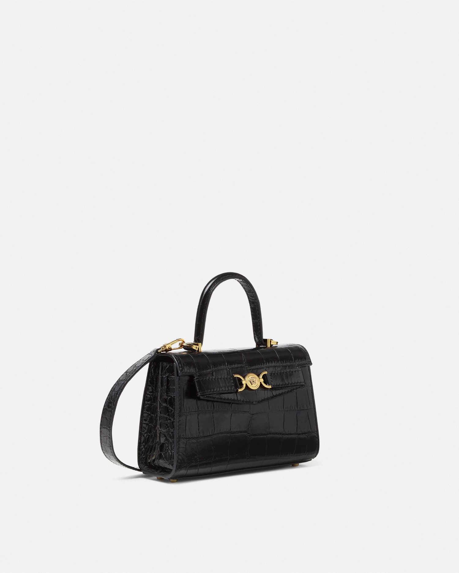 Medusa '95 Small Croc-Effect Top-Handle