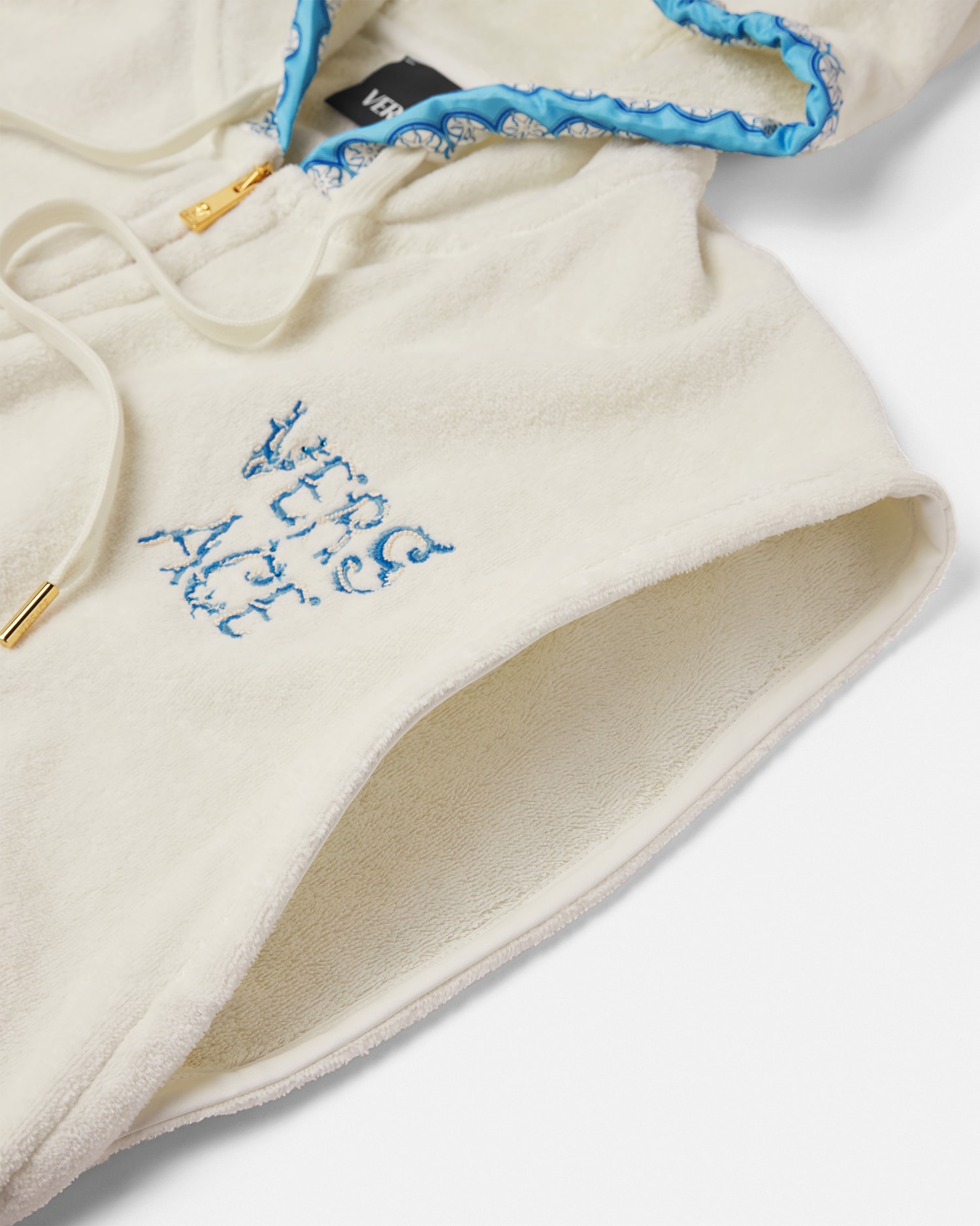 Underwater Barocco Towel Zip Hoodie