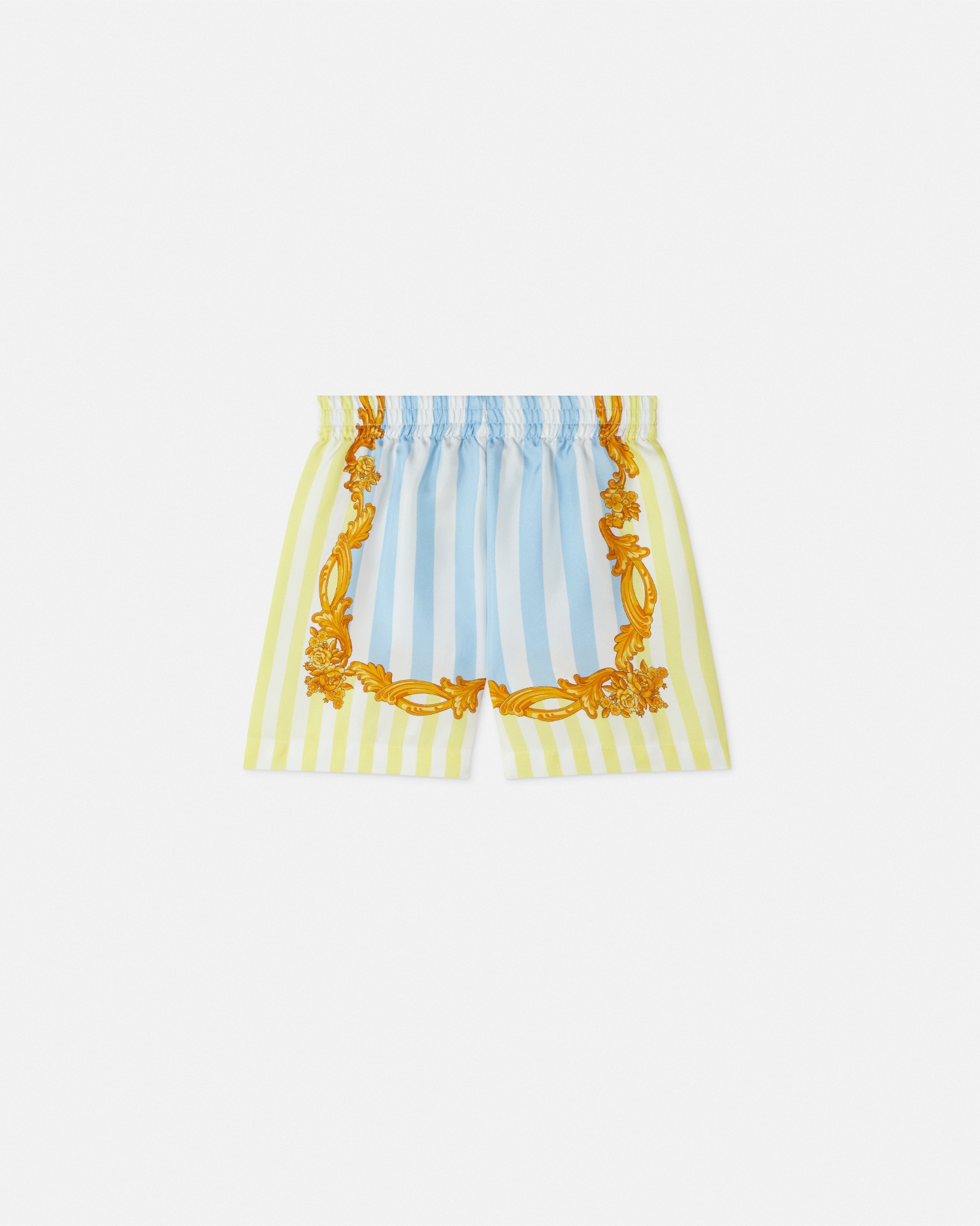 Barocco Pinstripe Silk Kids Shorts