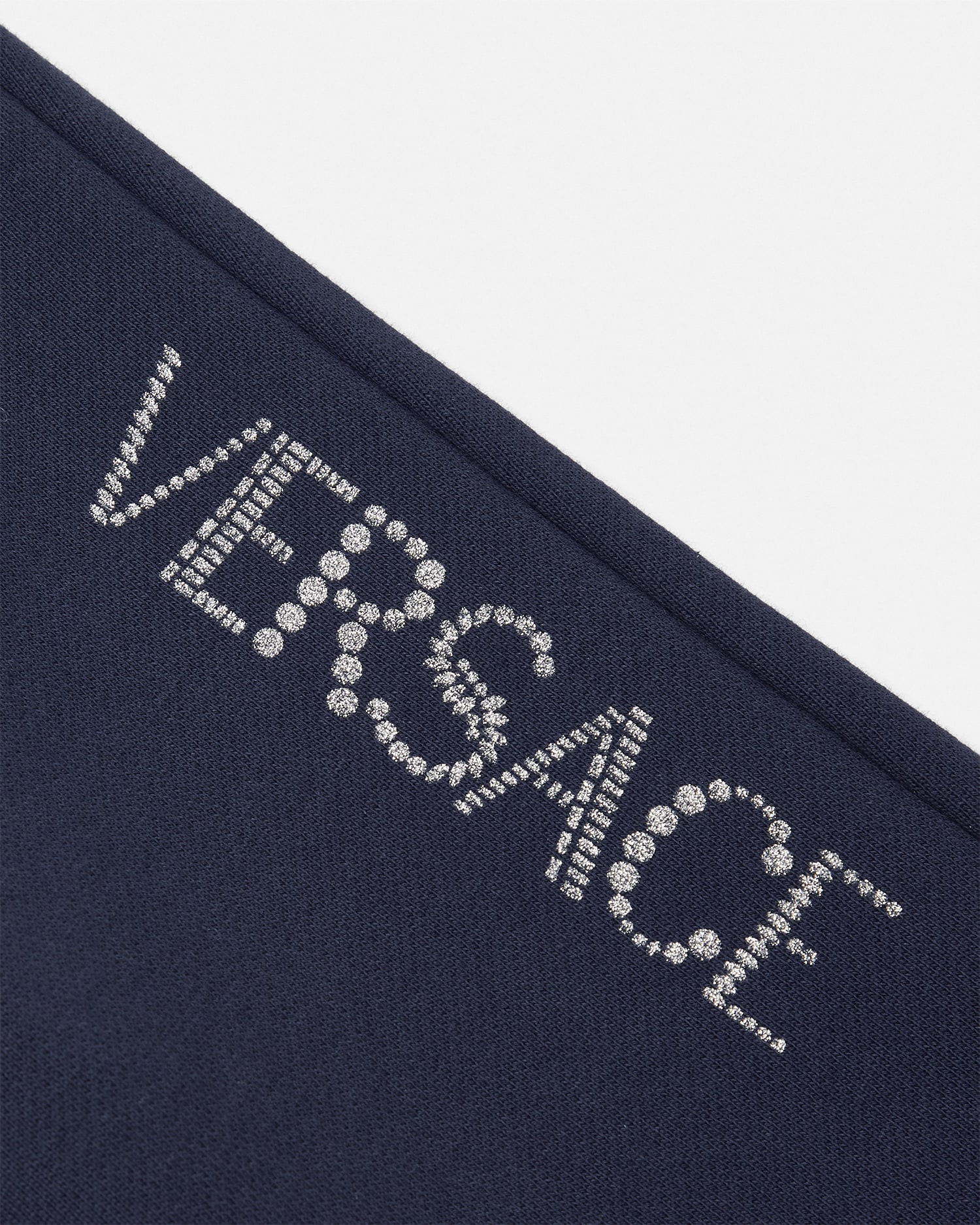 Glitter Versace Logo Flared Kids Sweatpants