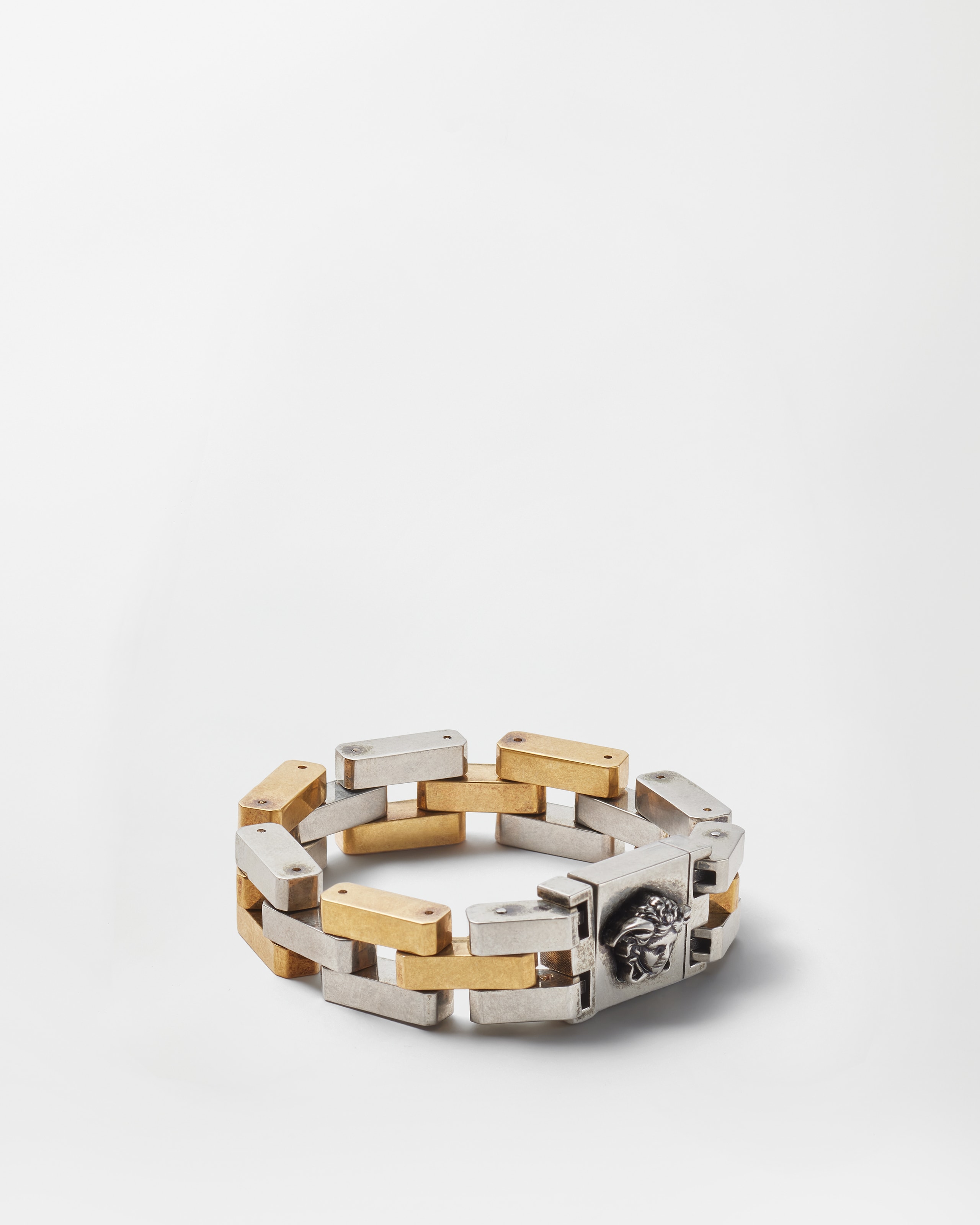 Versace Medusa Link Bracelet In Gold