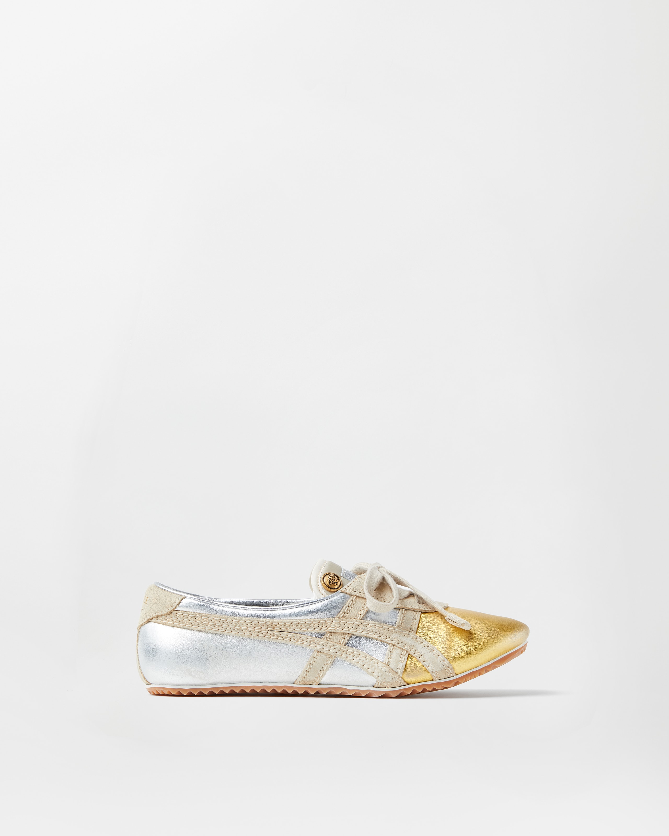 Versace Tai-chi Sakura Baskets Métallisées In Multi