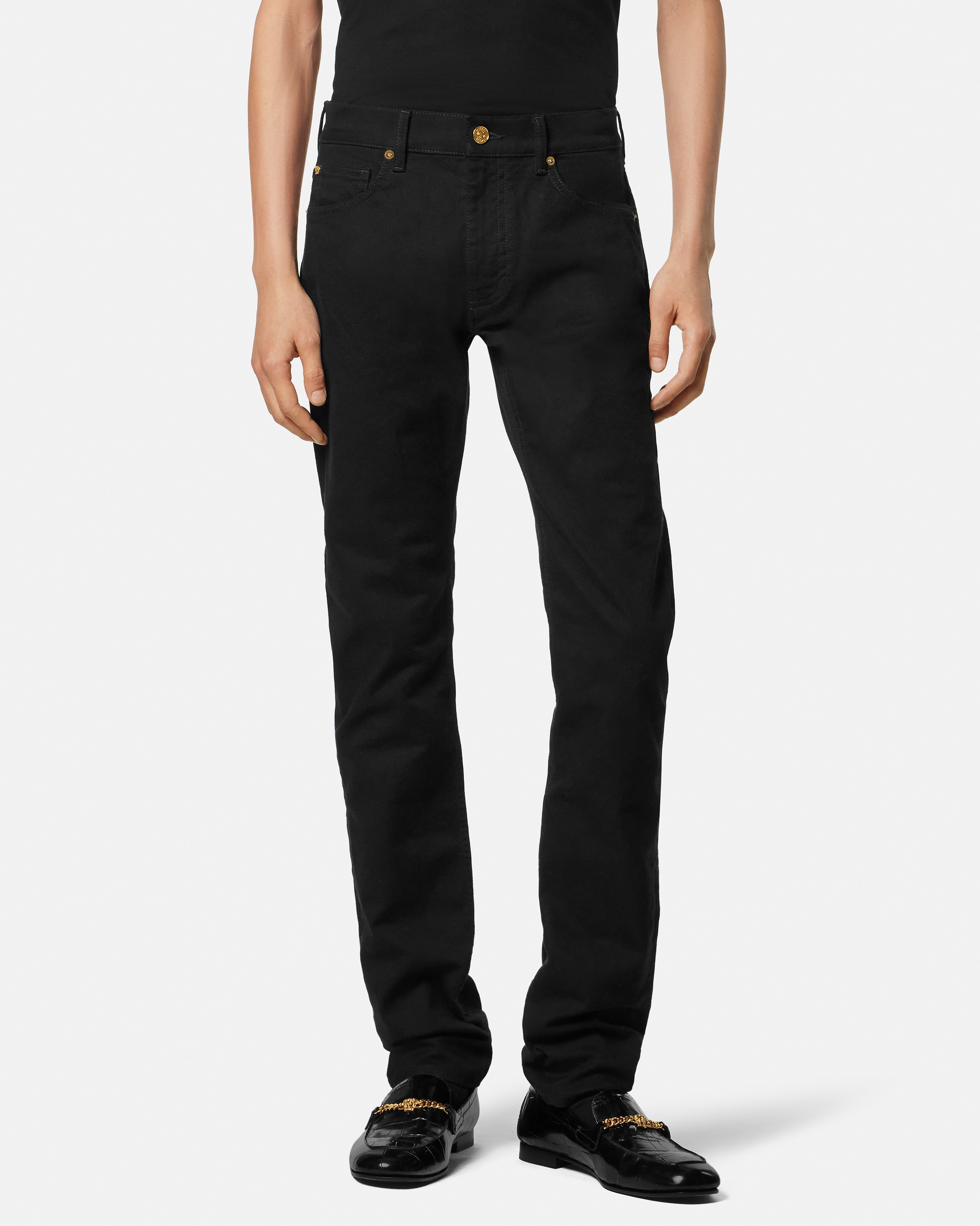 Embroidered Slim Jeans