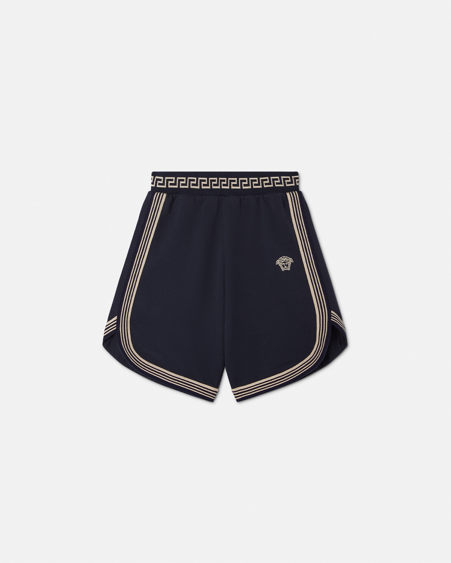 Versace Greca Kids Sweatpants In Bleu