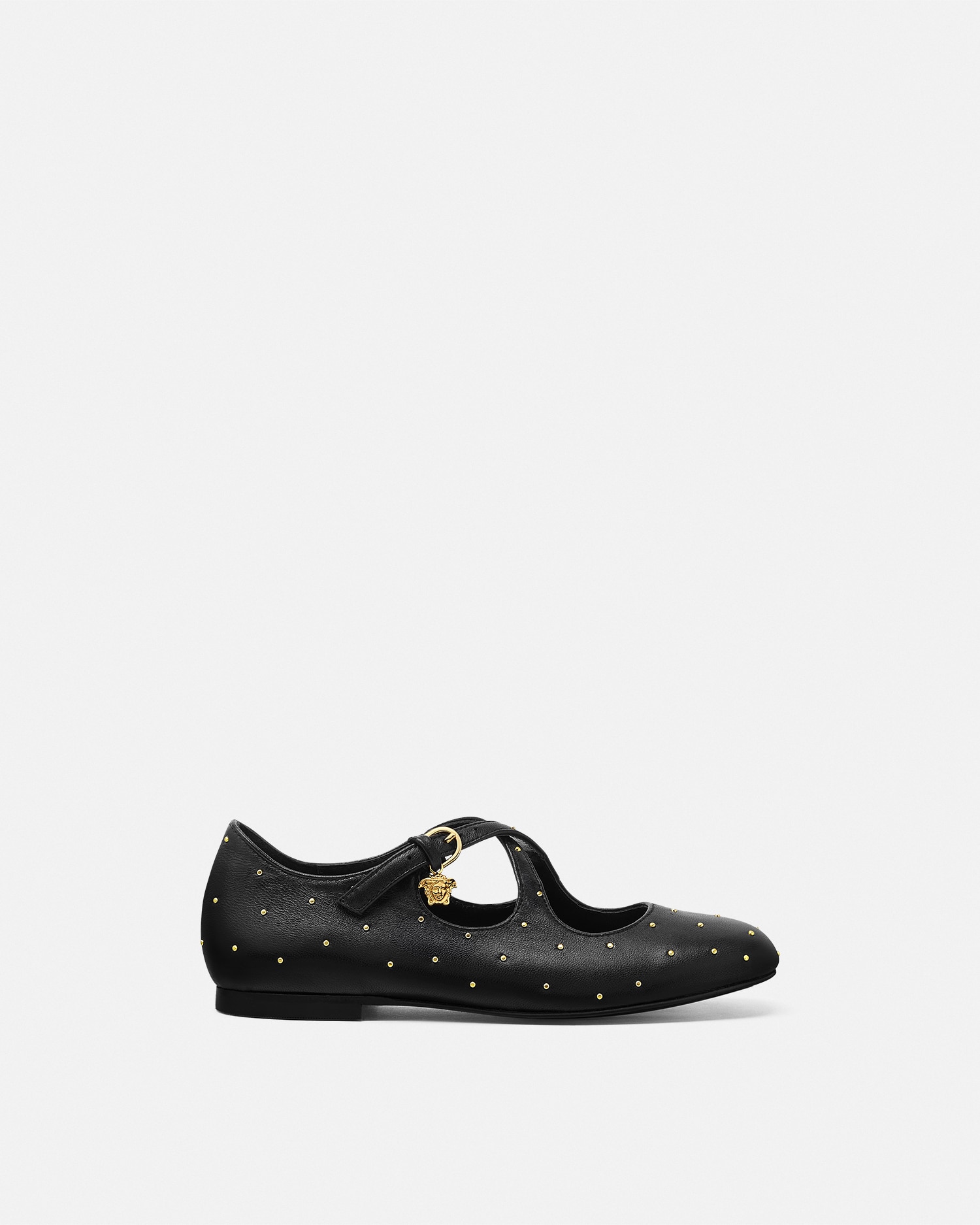 Versace Medusa Kids Pantoufles Cloutées In Multi